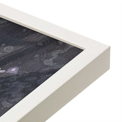 [Color:Opaque White], Picture of art in a Opaque White frame at an angle