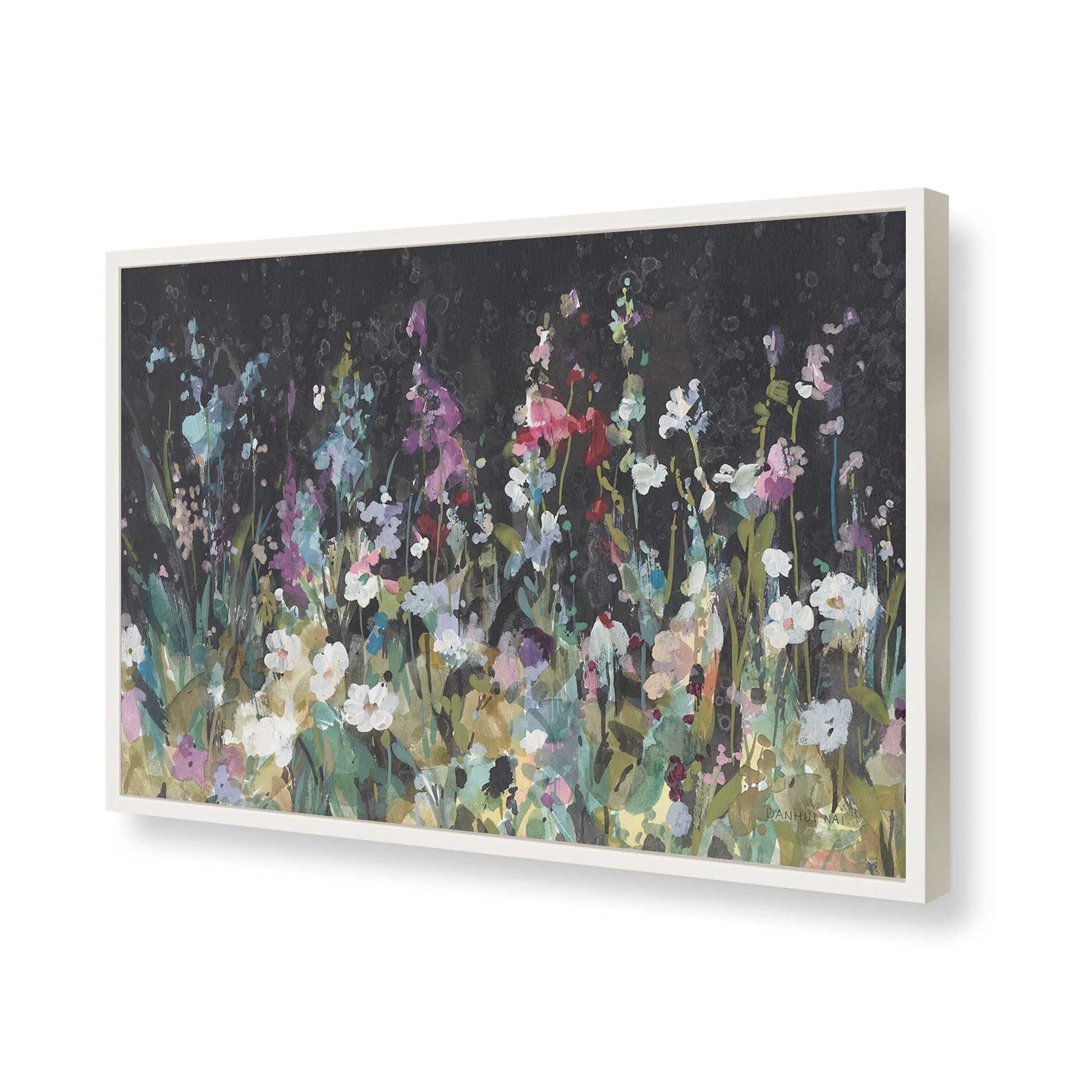 [Color:Opaque White], Picture of art in a Opaque White frame of the corner