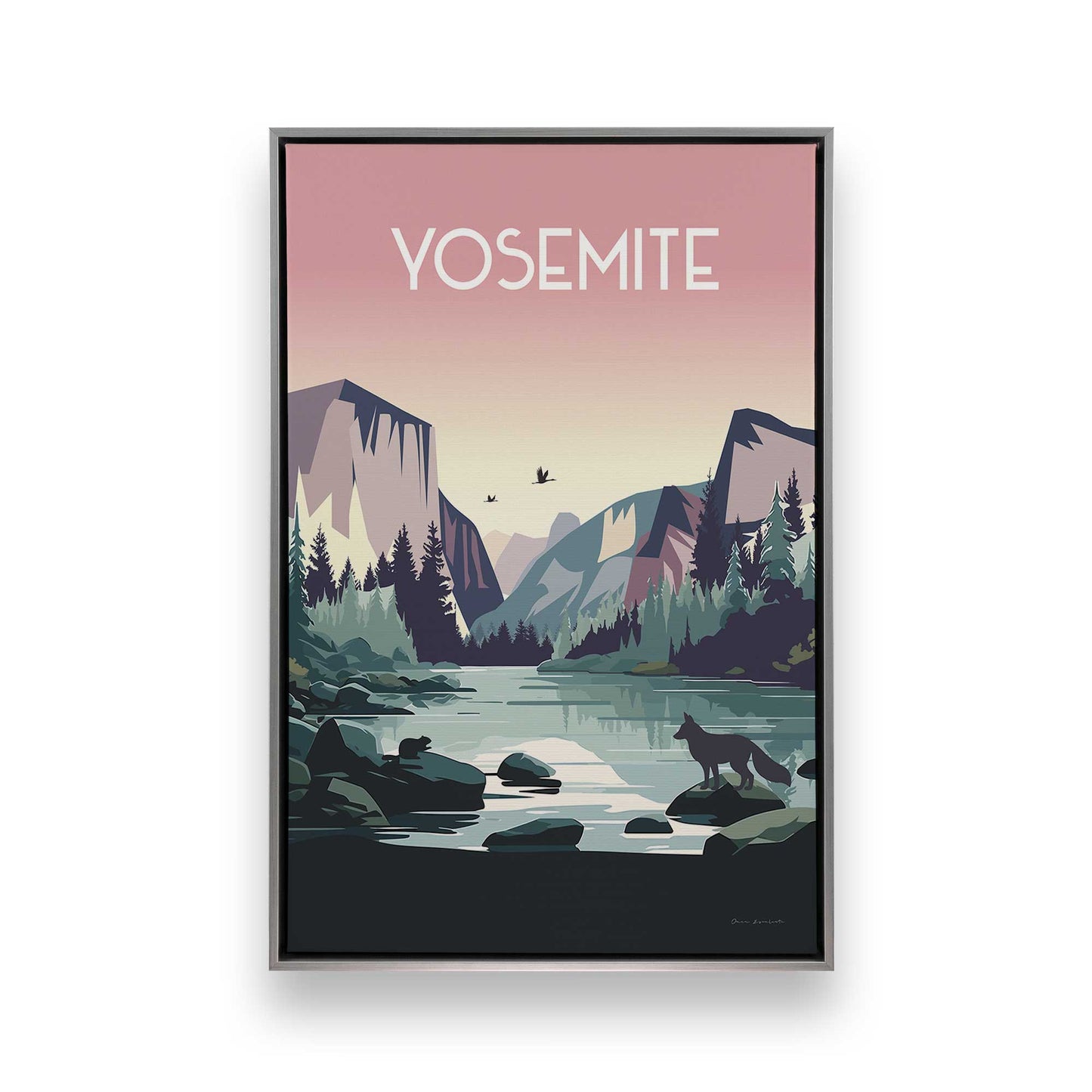 [Color:Polished Chrome], Picture of art in a Polished Chrome frame