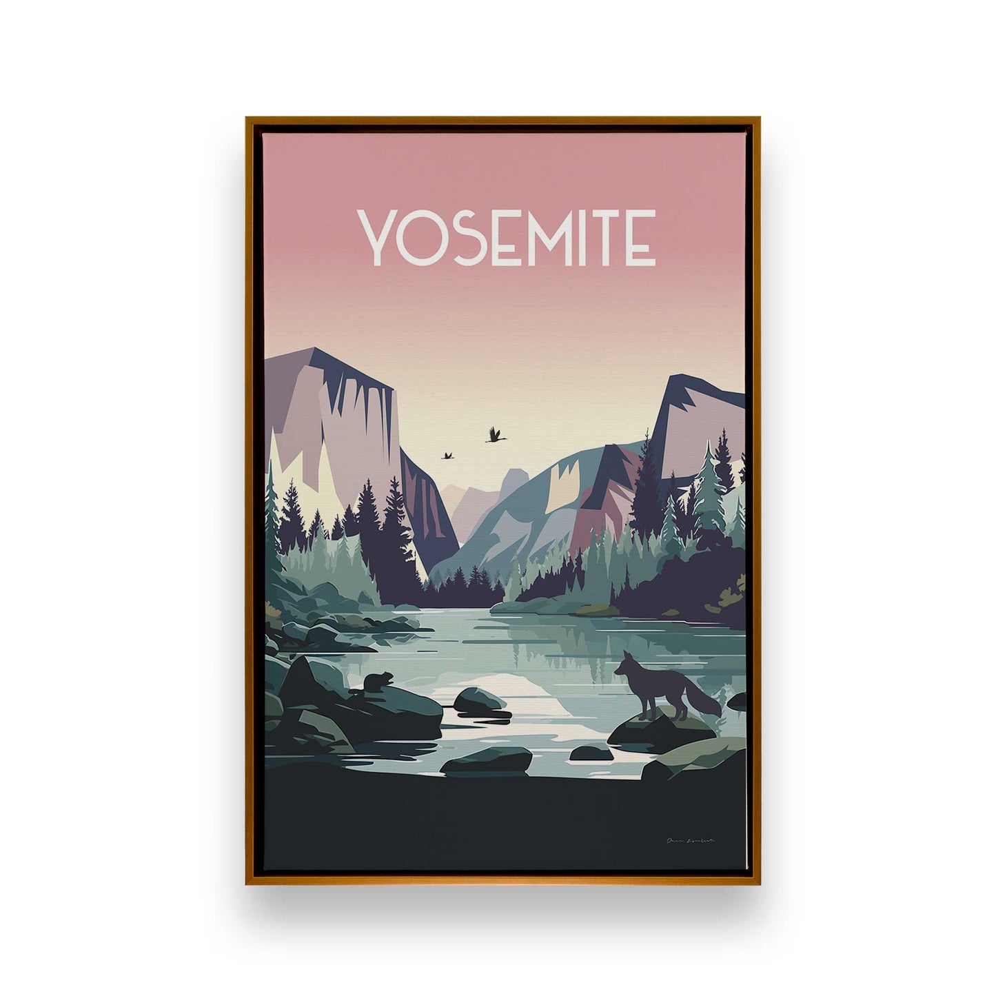 [Color:Polished Gold], Picture of art in a Polished Gold frame