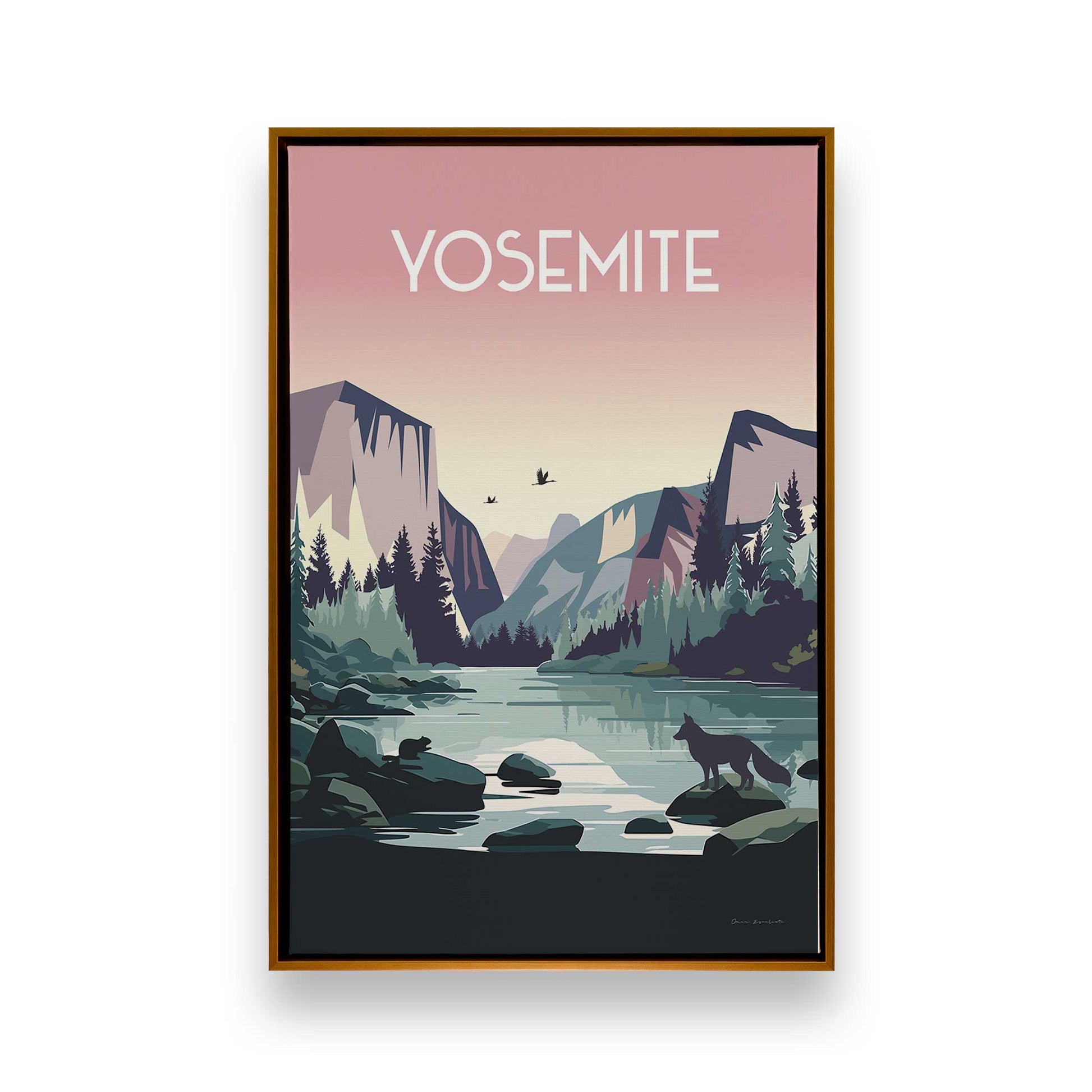 [Color:Polished Gold], Picture of art in a Polished Gold frame