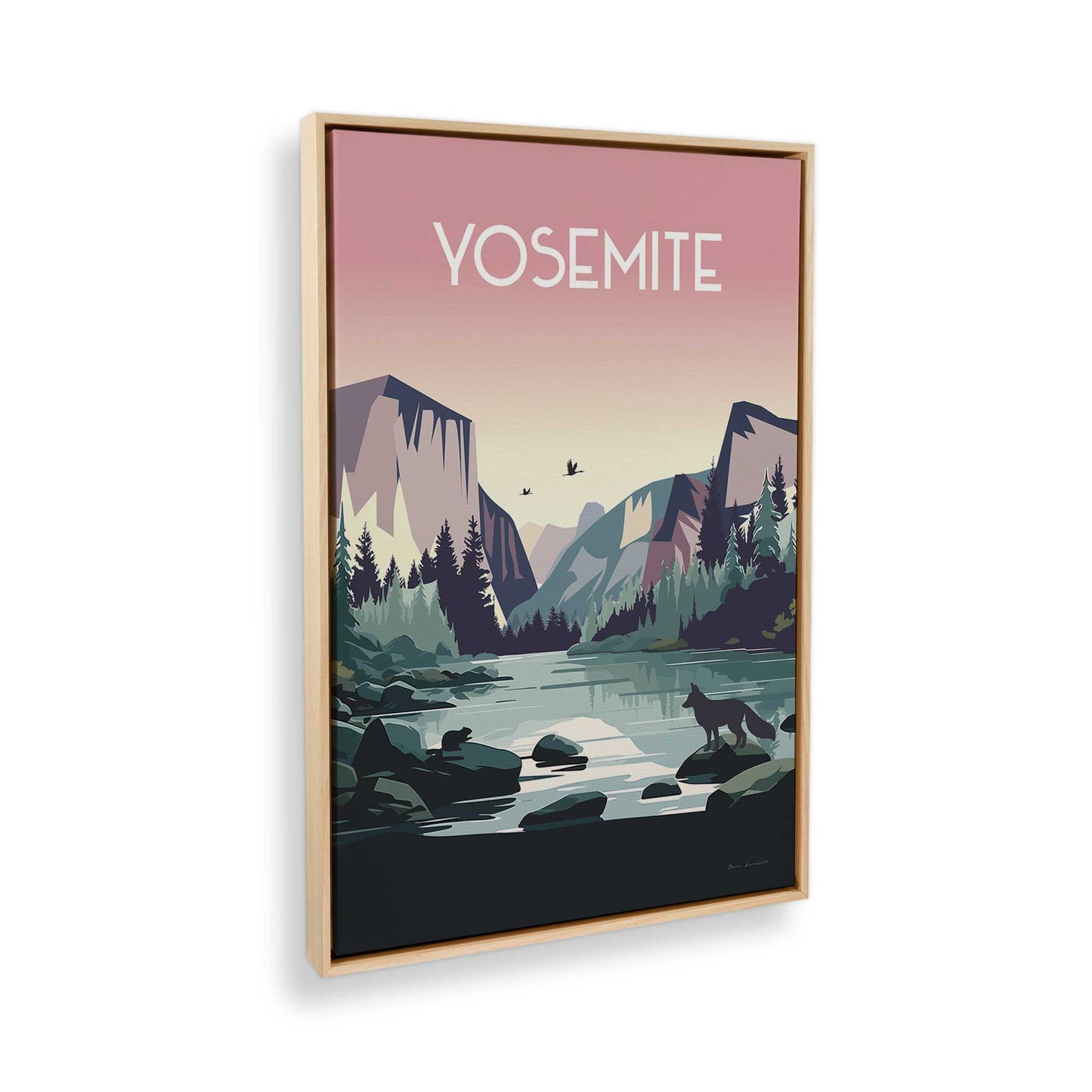 [Color:American Maple], Picture of the corner of the art