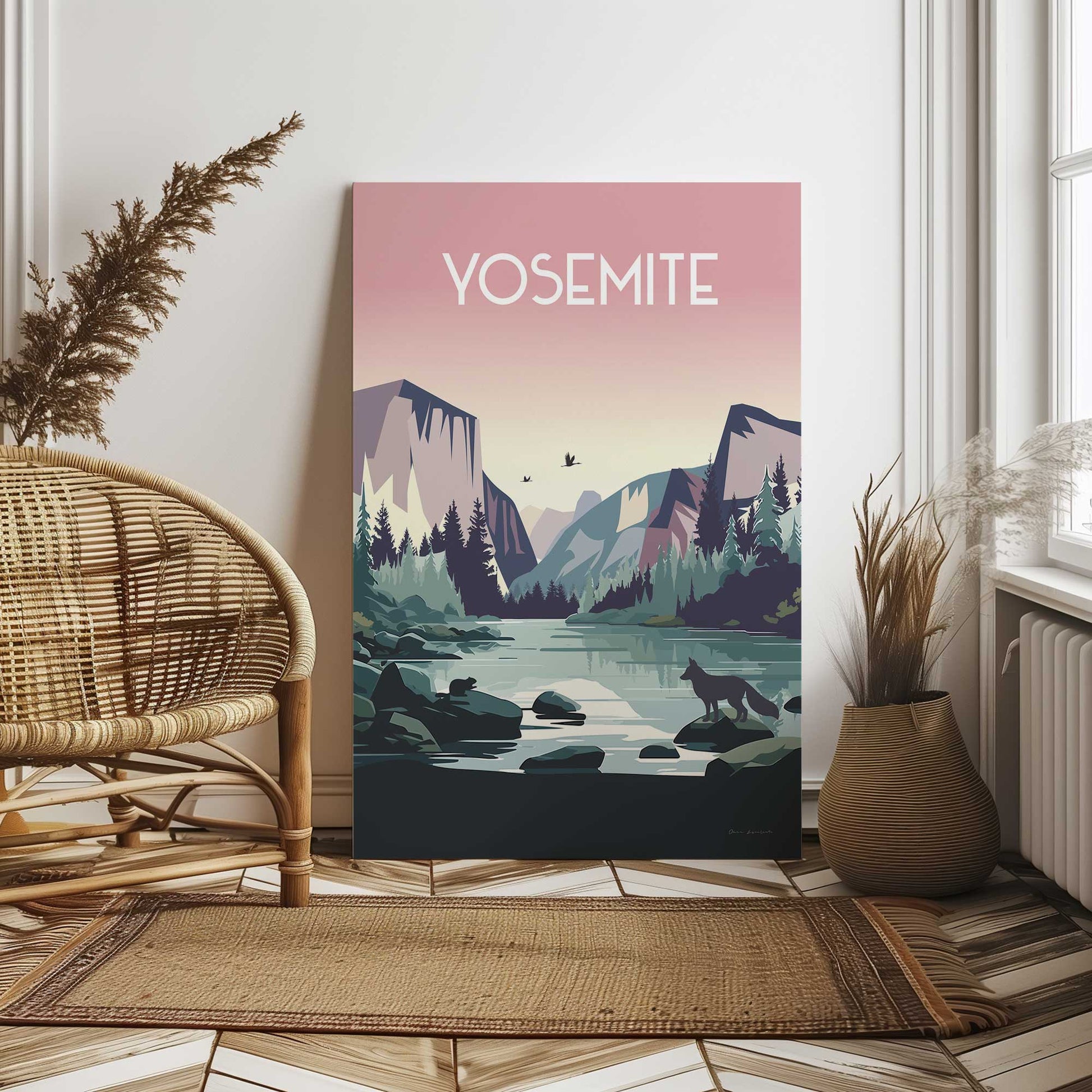 Picture of art in a room