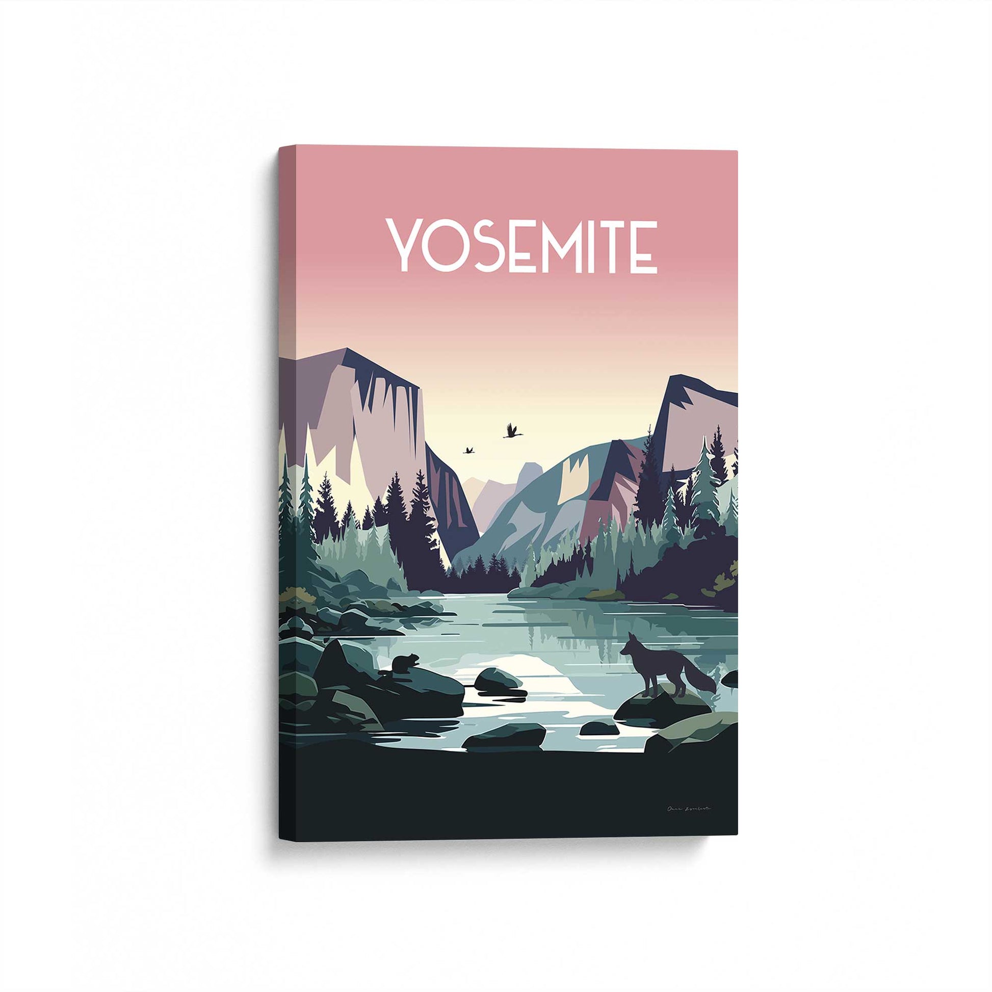 [Color:Stretched Canvas], Picture of art at an angle