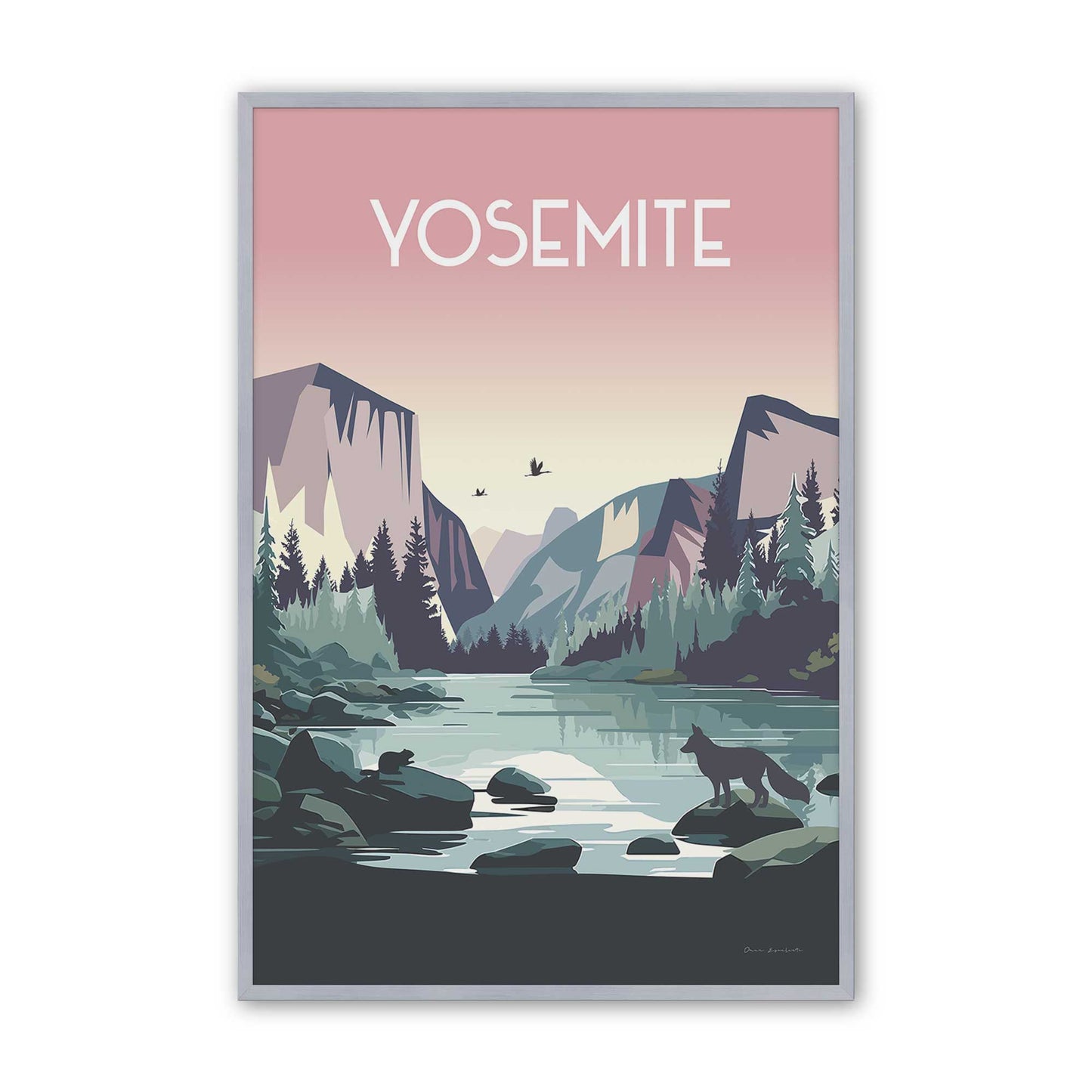 [Color:Polished Chrome], Picture of art in a Polished Chrome frame