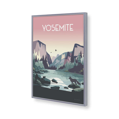 [Color:Polished Chrome], Picture of art in a Polished Chrome frame of the corner