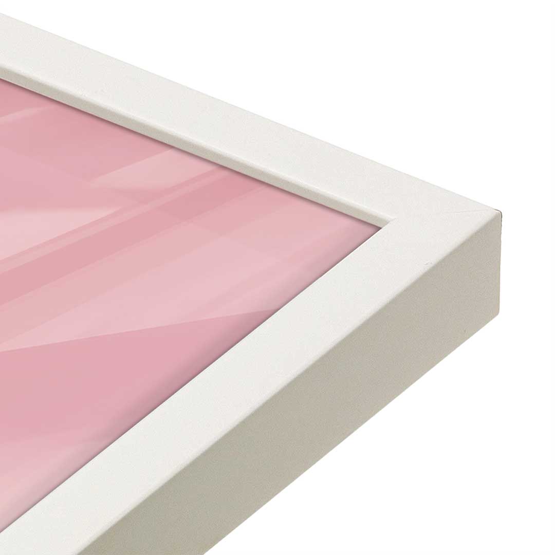 [Color:Opaque White], Picture of art in a Opaque White frame at an angle