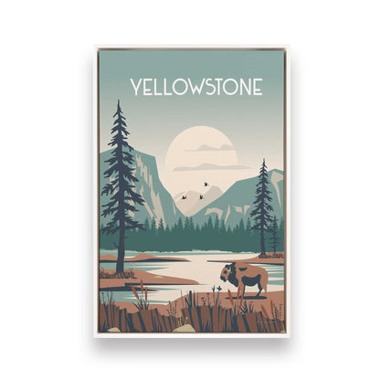 [Color:Opaque White], Picture of art in a White frame