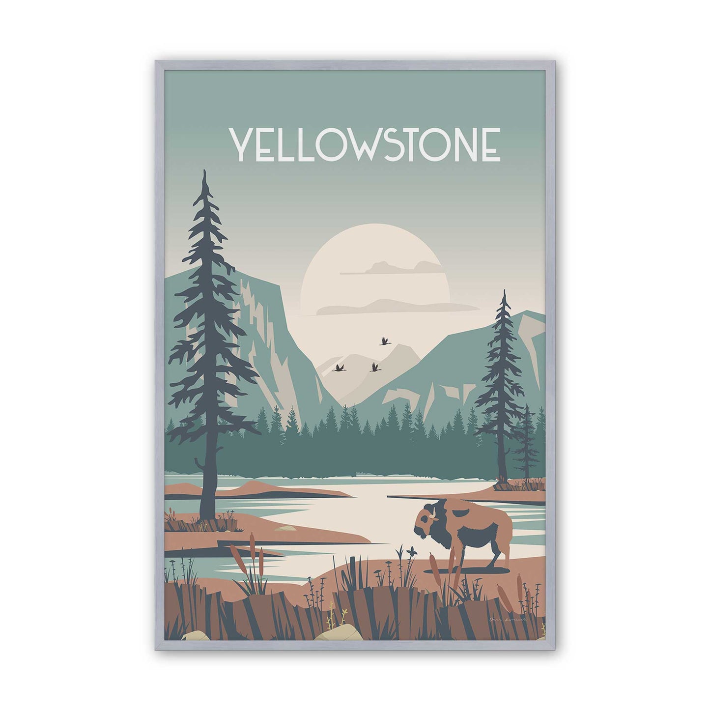 [Color:Polished Chrome], Picture of art in a Polished Chrome frame