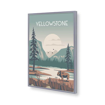 [Color:Polished Chrome], Picture of art in a Polished Chrome frame of the corner