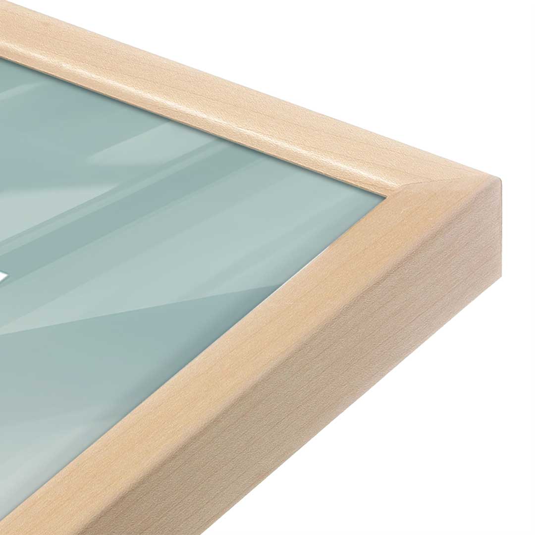[Color:Raw Maple], Picture of art in a Raw Maple frame at an angle