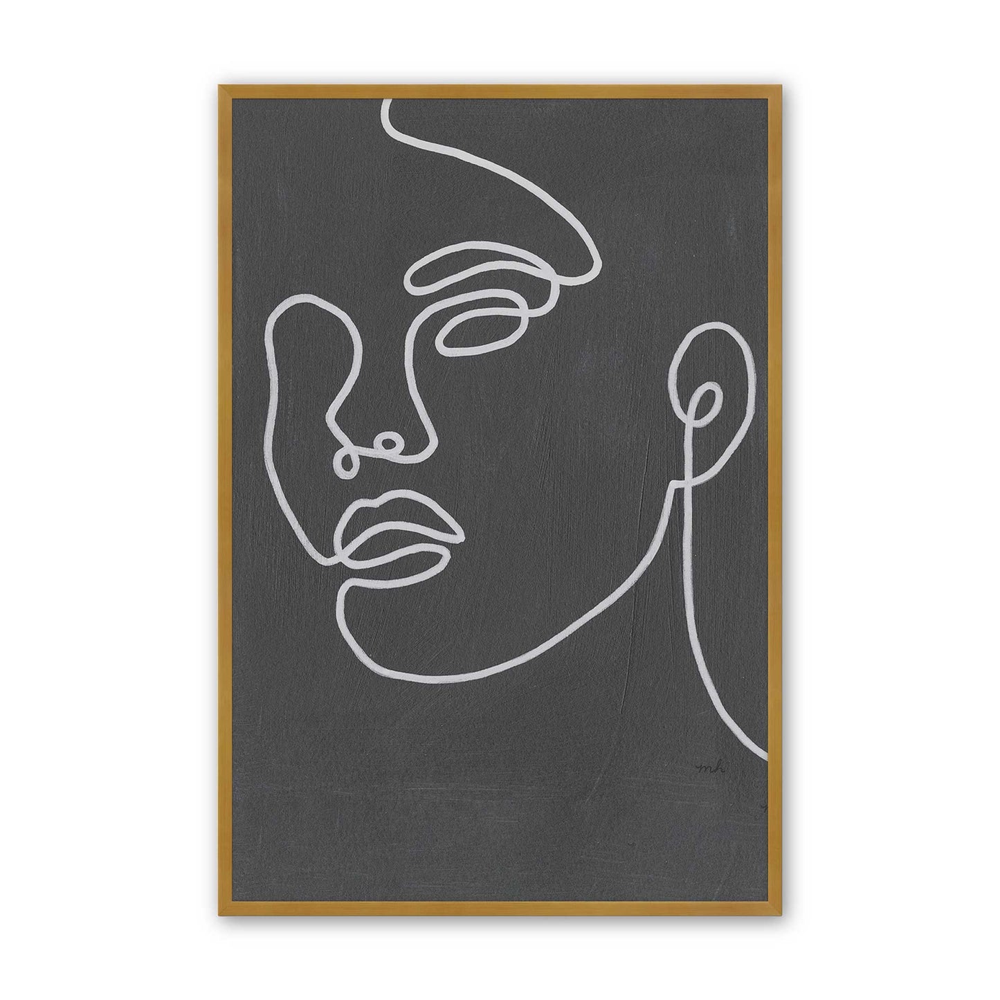 [Color:Polished Gold], Picture of art in a Polished Gold frame