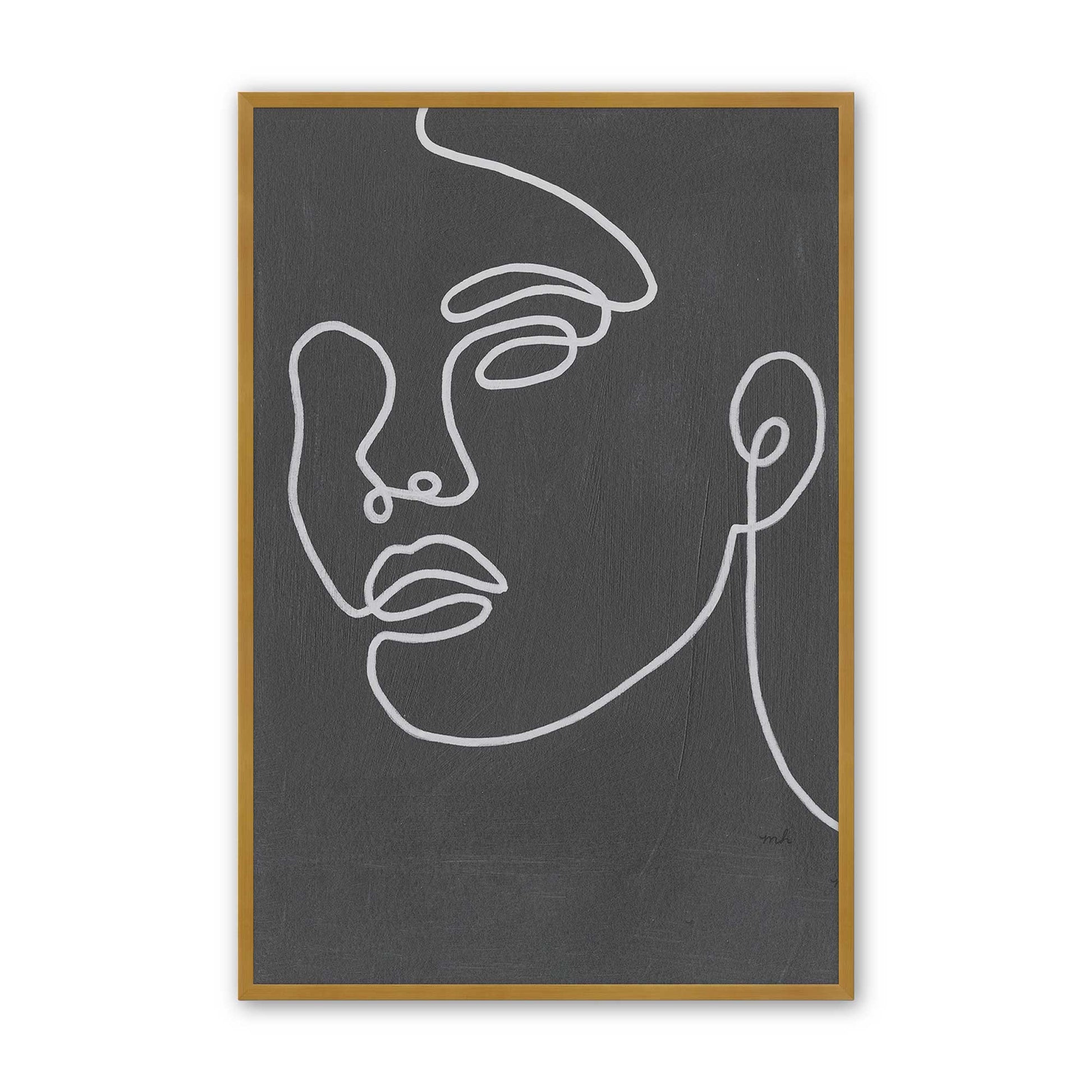 [Color:Polished Gold], Picture of art in a Polished Gold frame