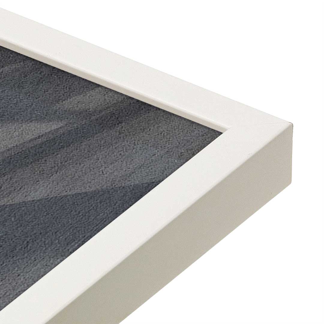 [Color:Opaque White], Picture of art in a Opaque White frame at an angle