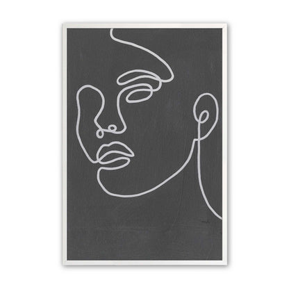 [Color:Opaque White], Picture of art in a Opaque White frame