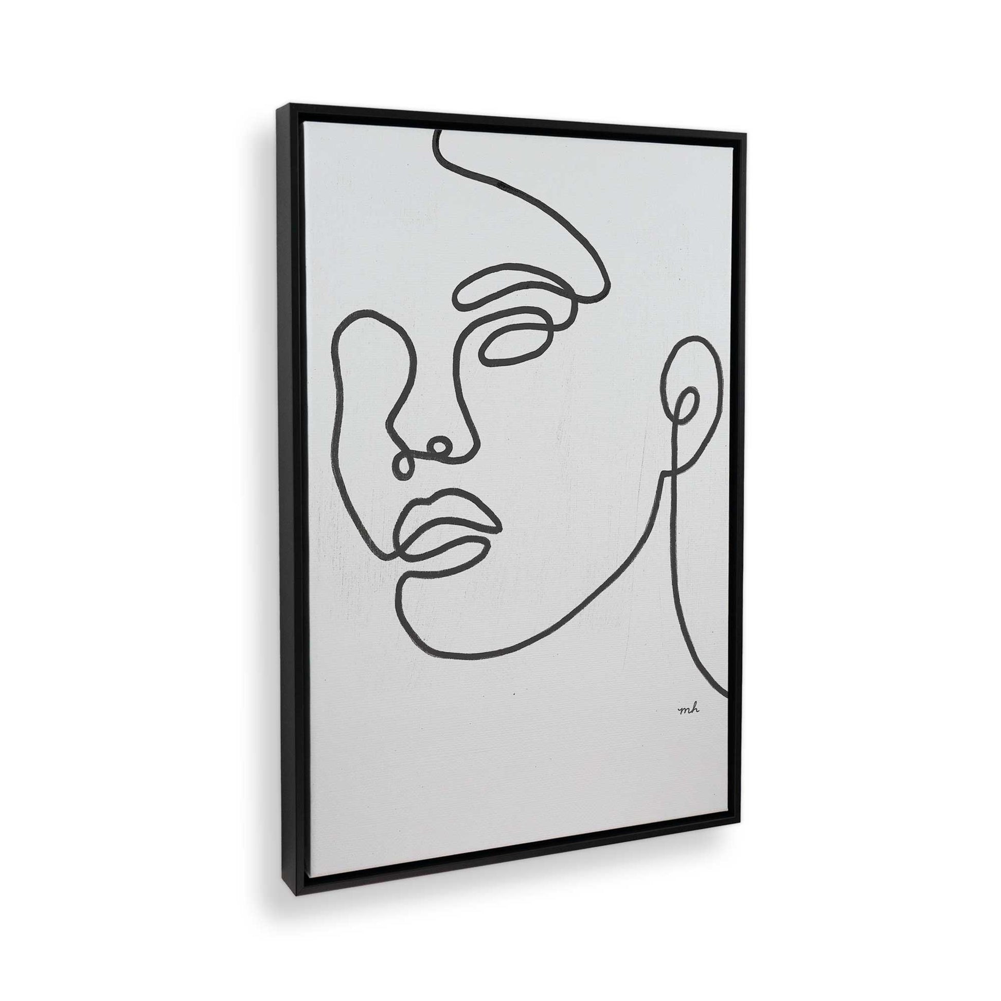 [Color:Satin Black], Picture of the corner of the art