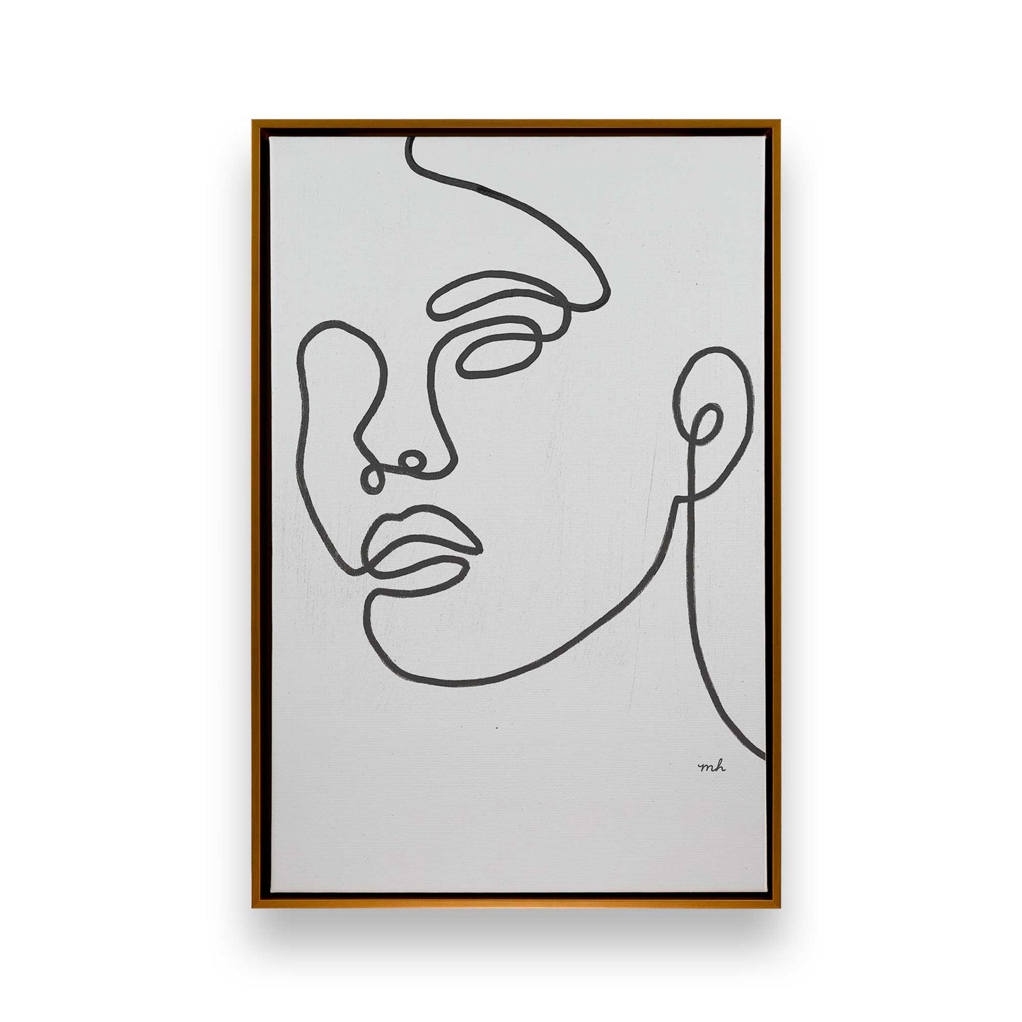 [Color:Polished Gold], Picture of art in a Polished Gold frame