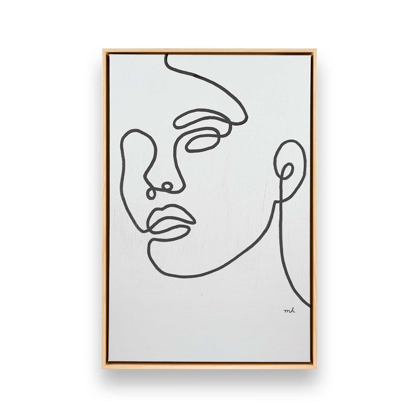 [Color:American Maple], Picture of art in a American Maple frame