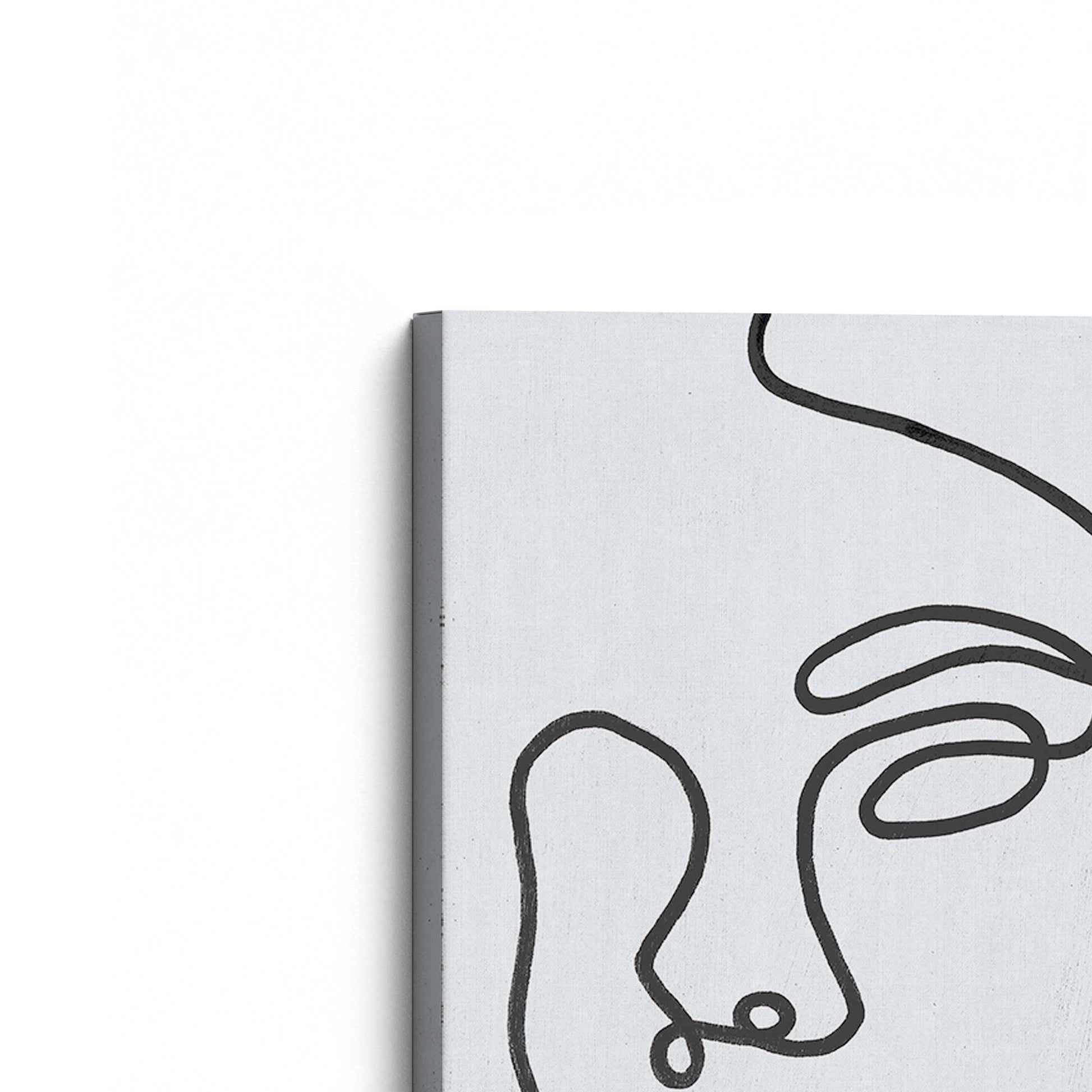 [Color:Stretched Canvas], Picture of the corner of the art