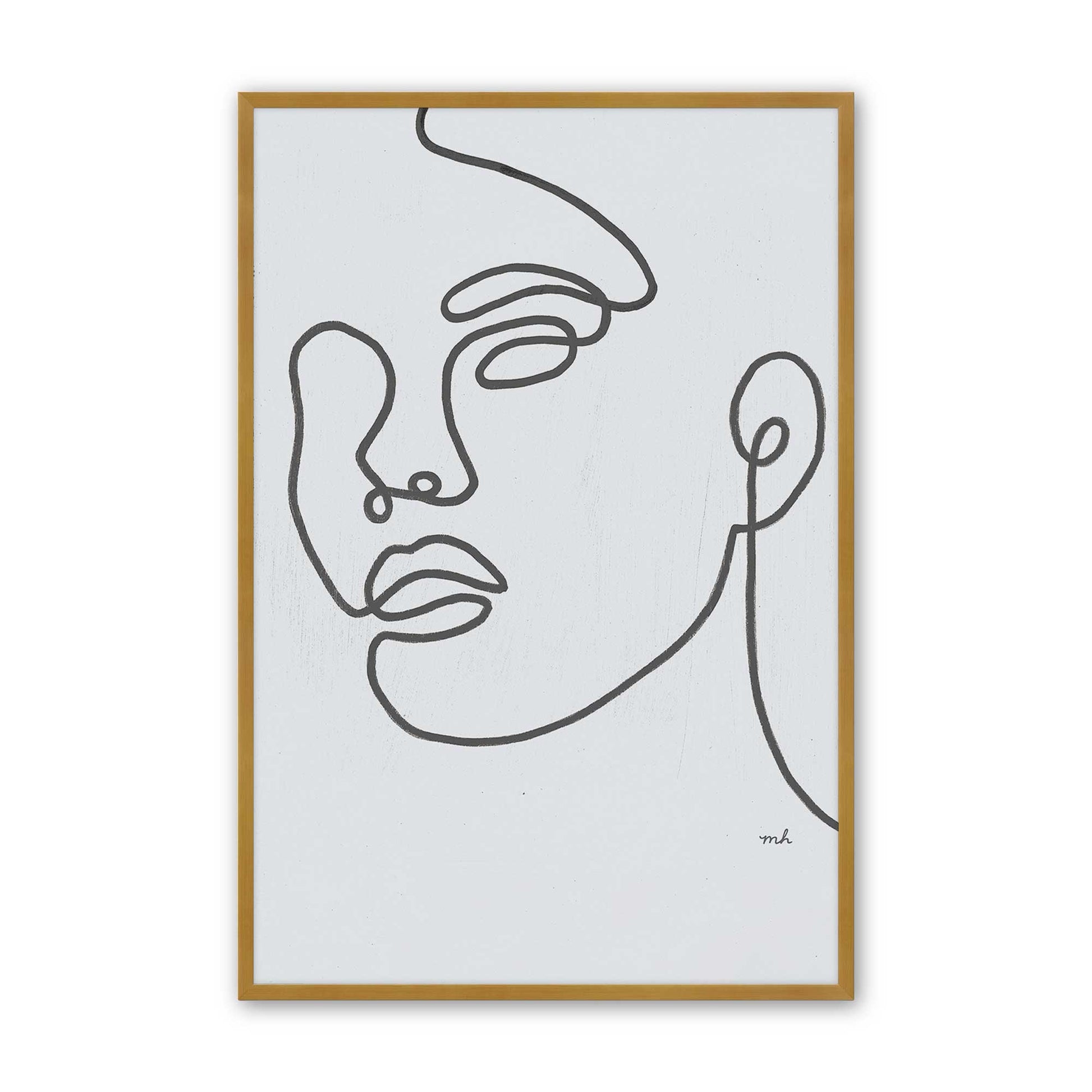 [Color:Polished Gold], Picture of art in a Polished Gold frame