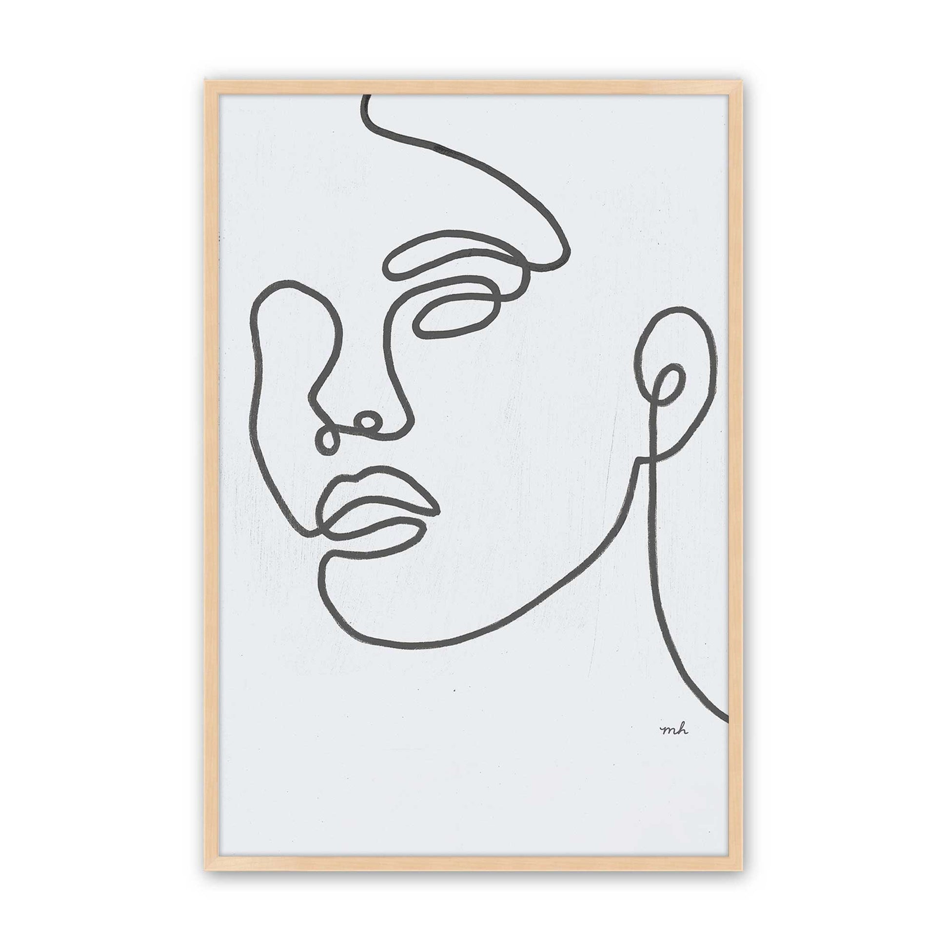 [Color:Raw Maple], Picture of art in a Raw Maple frame