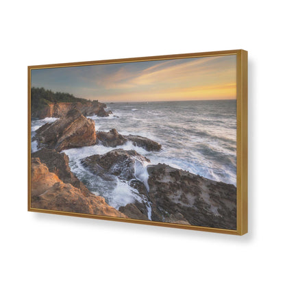 [Color:Polished Gold], Picture of art in a Polished Gold frame of the corner