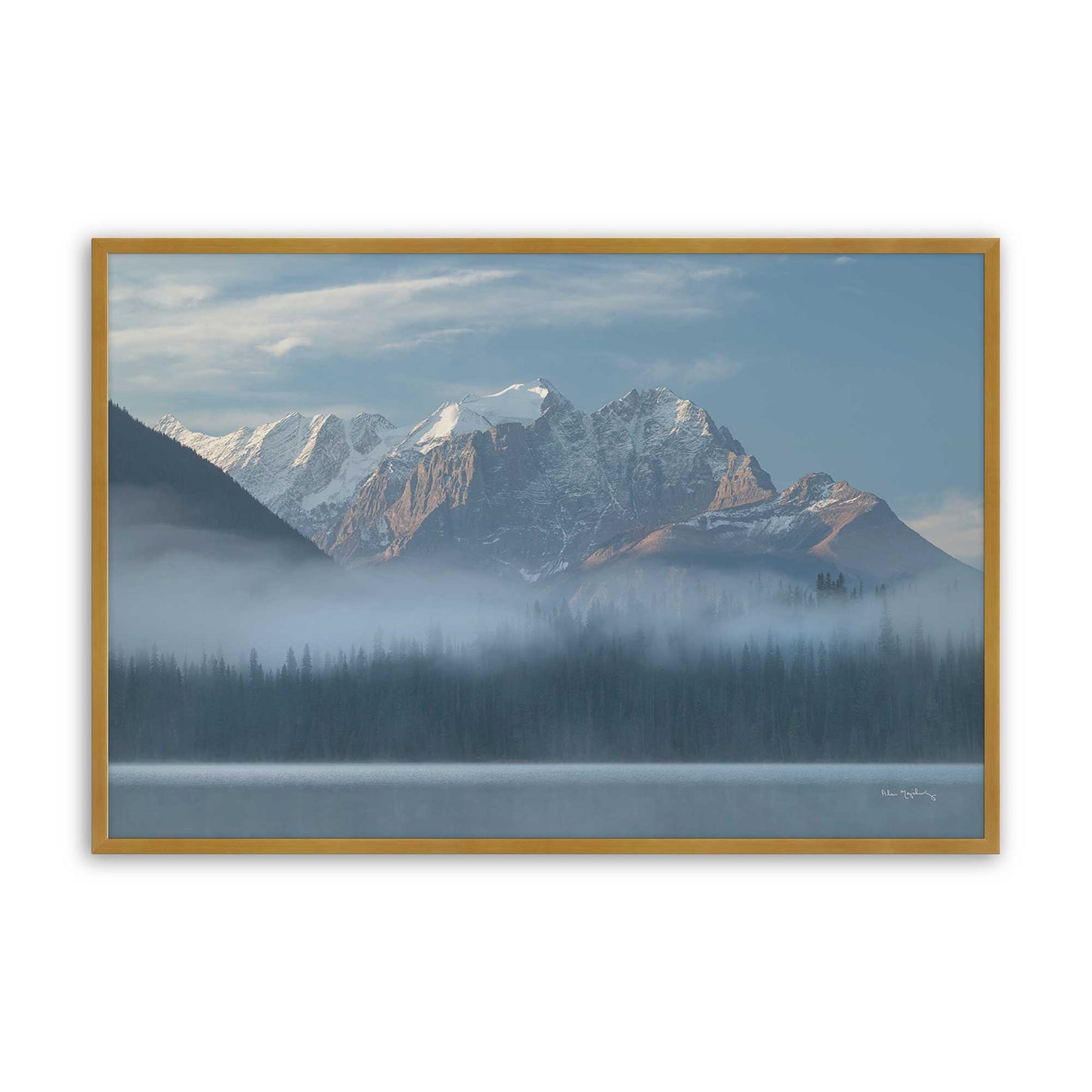 [Color:Polished Gold], Picture of art in a Polished Gold frame