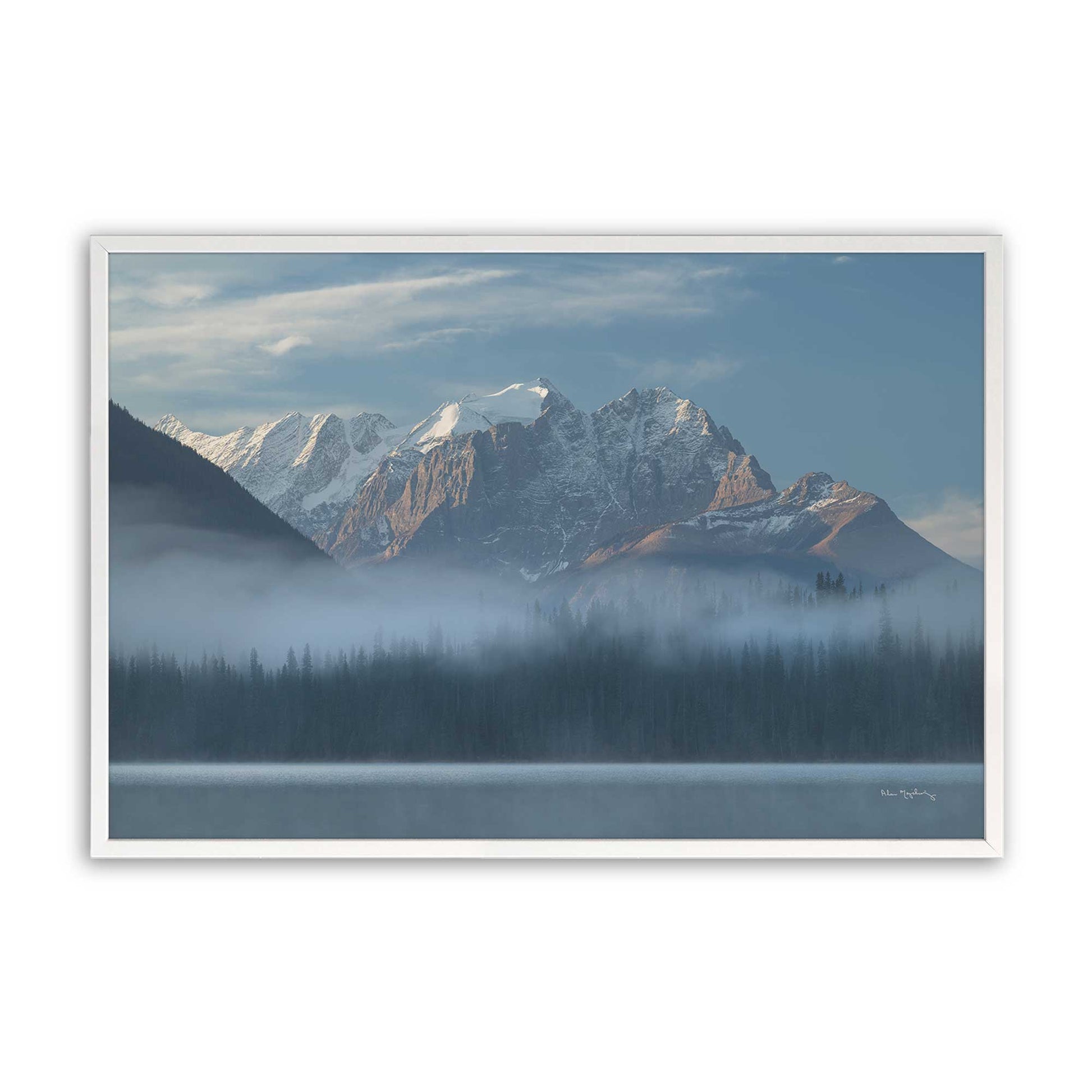 [Color:Opaque White], Picture of art in a Opaque White frame
