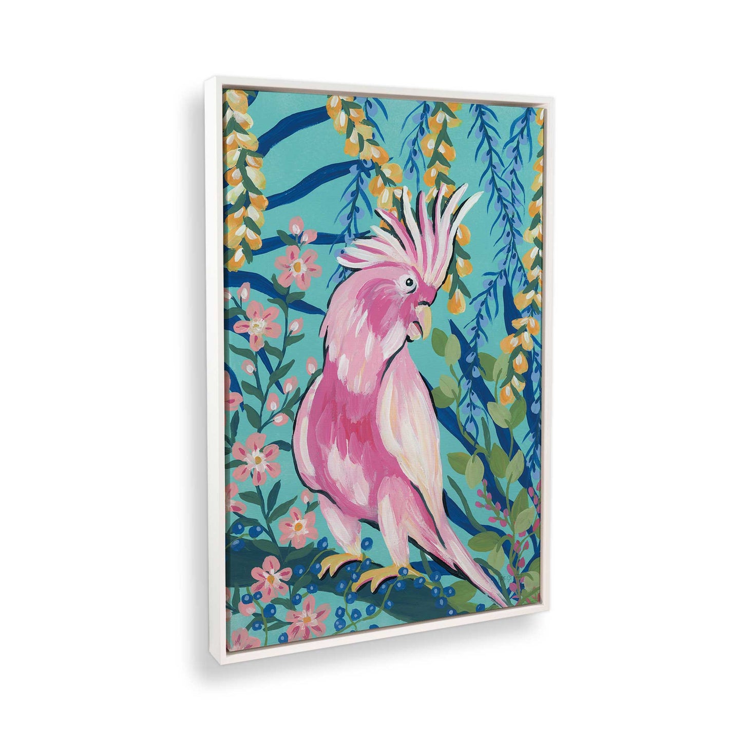 [Color:Opaque White], Picture of the corner of the art