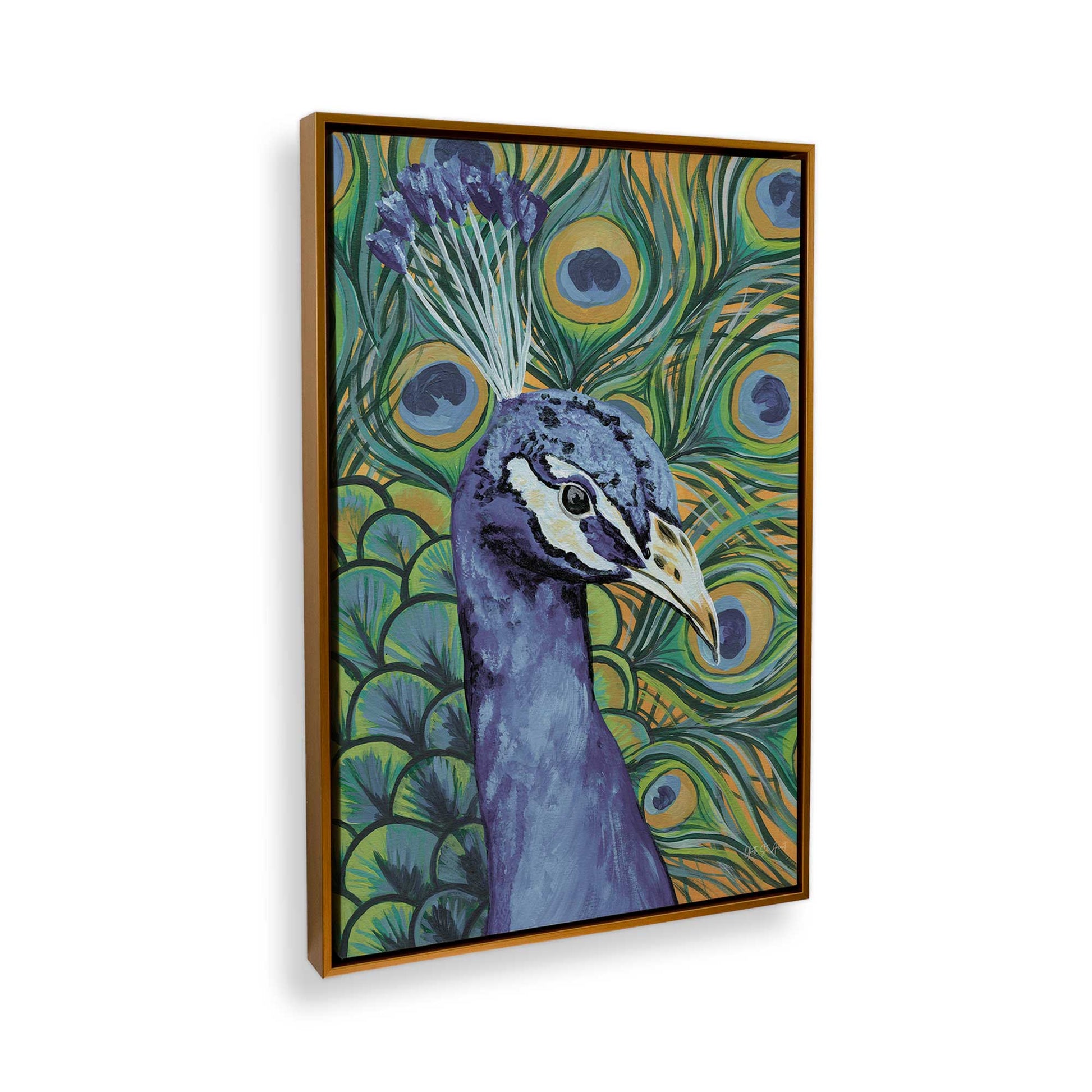 [Color:Polished Gold], Picture of the corner of the art