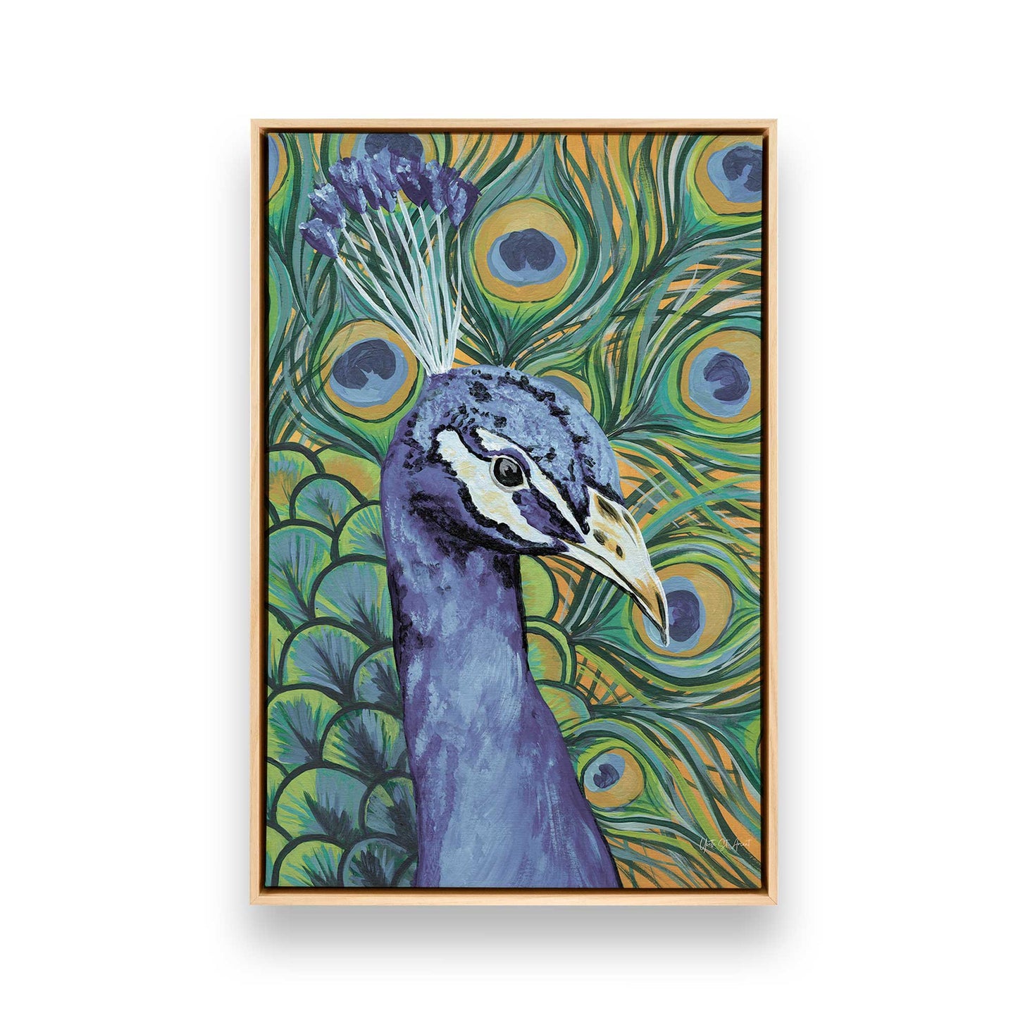 [Color:American Maple], Picture of art in a American Maple frame