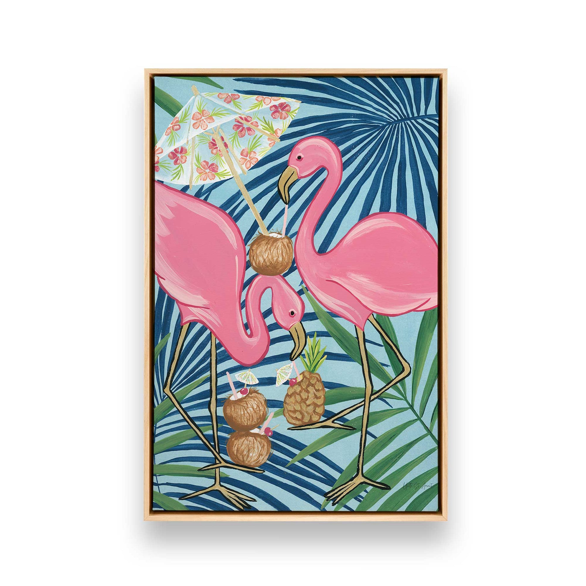 [Color:American Maple], Picture of art in a American Maple frame