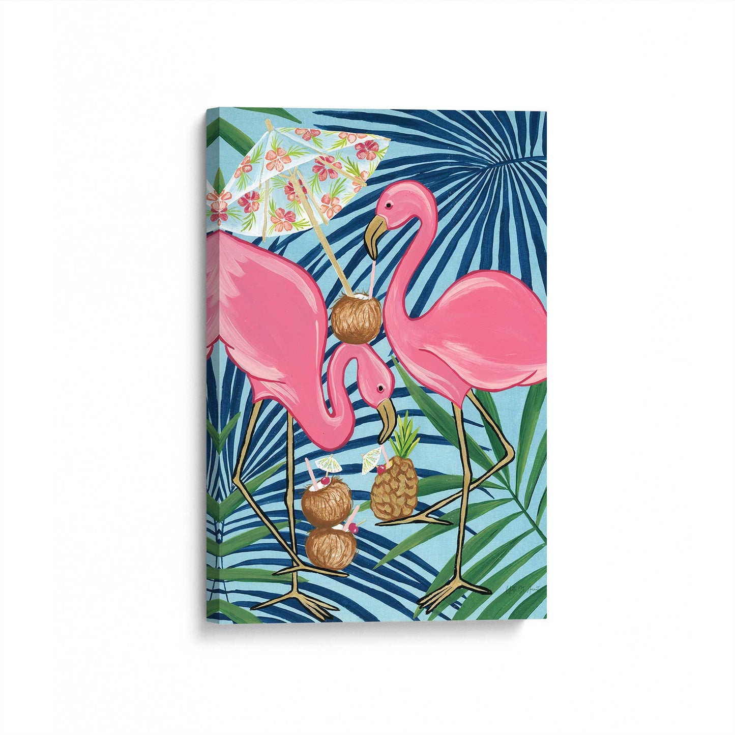 [Color:Stretched Canvas], Picture of art at an angle