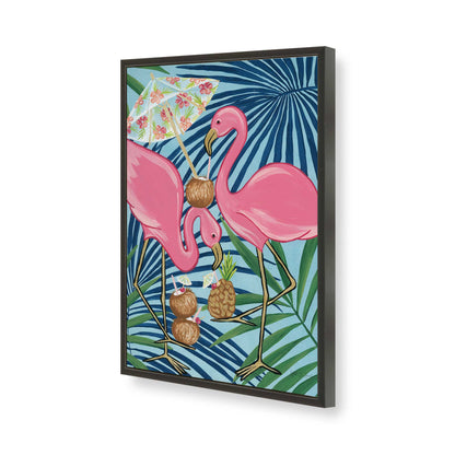 [Color:Satin Black], Picture of art in a Satin Black frame of the corner