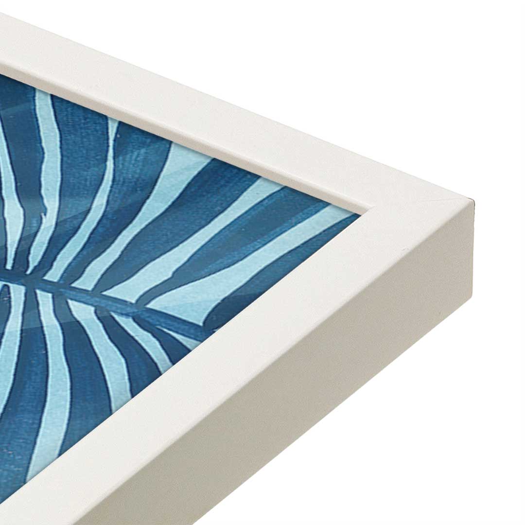 [Color:Opaque White], Picture of art in a Opaque White frame at an angle