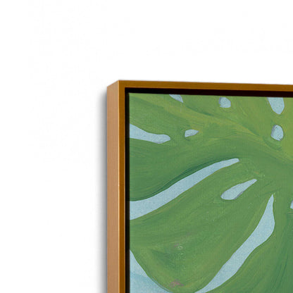 [Color:Polished Gold], Picture of art in a Polished Gold frame at an angle