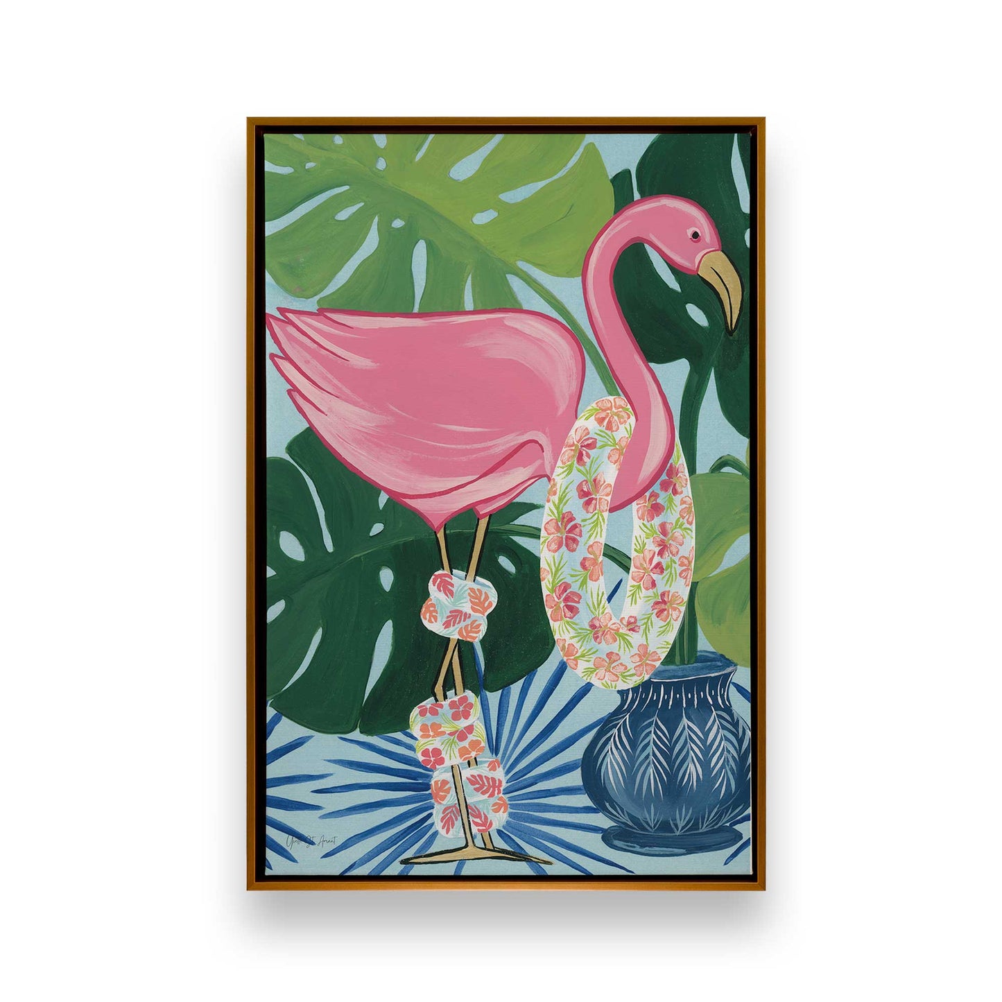 [Color:Polished Gold], Picture of art in a Polished Gold frame