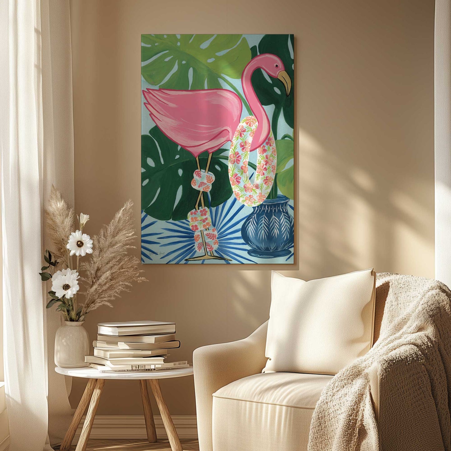 Picture of art in a room