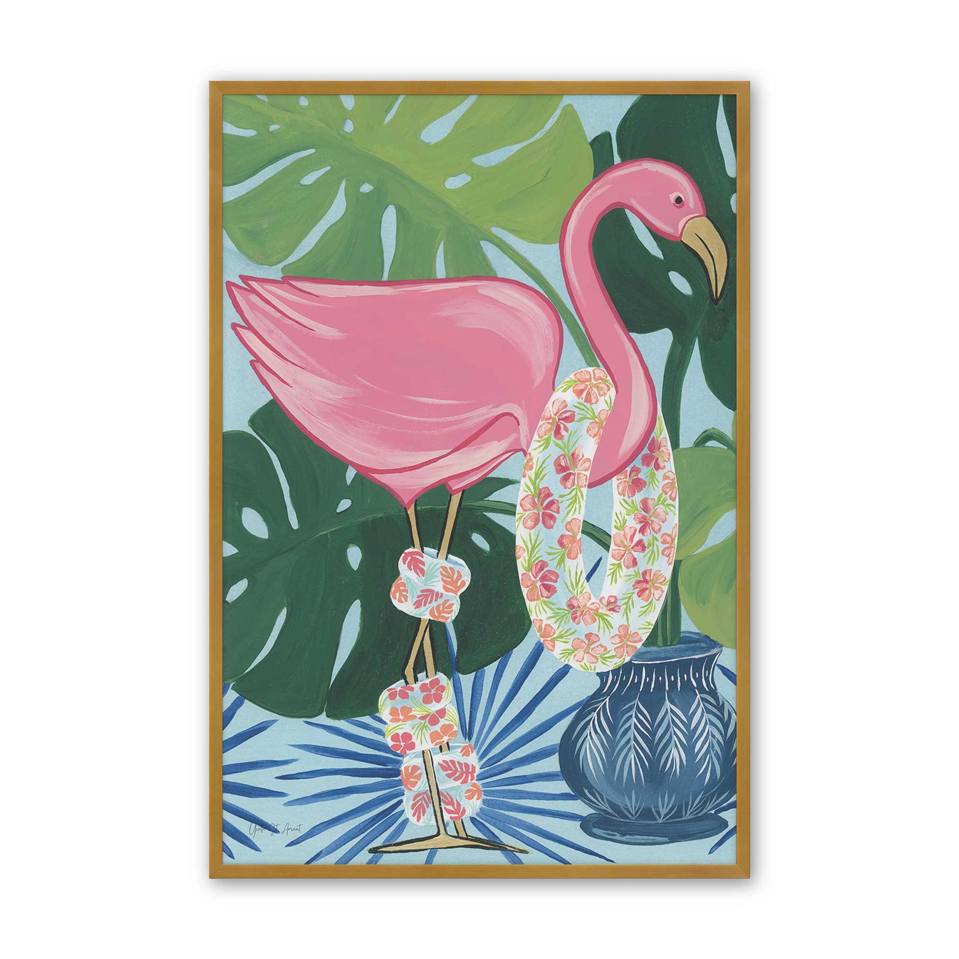 [Color:Polished Gold], Picture of art in a Polished Gold frame