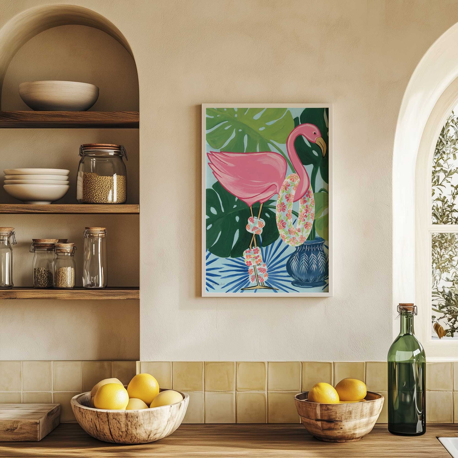 Picture of art in a room