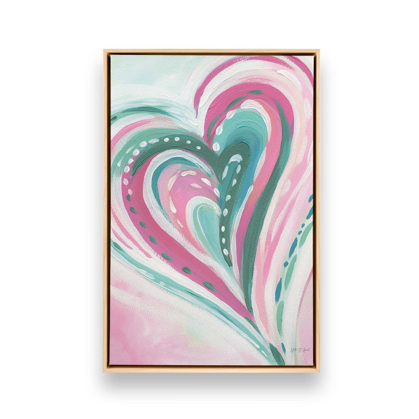 [Color:American Maple], Picture of art in a American Maple frame