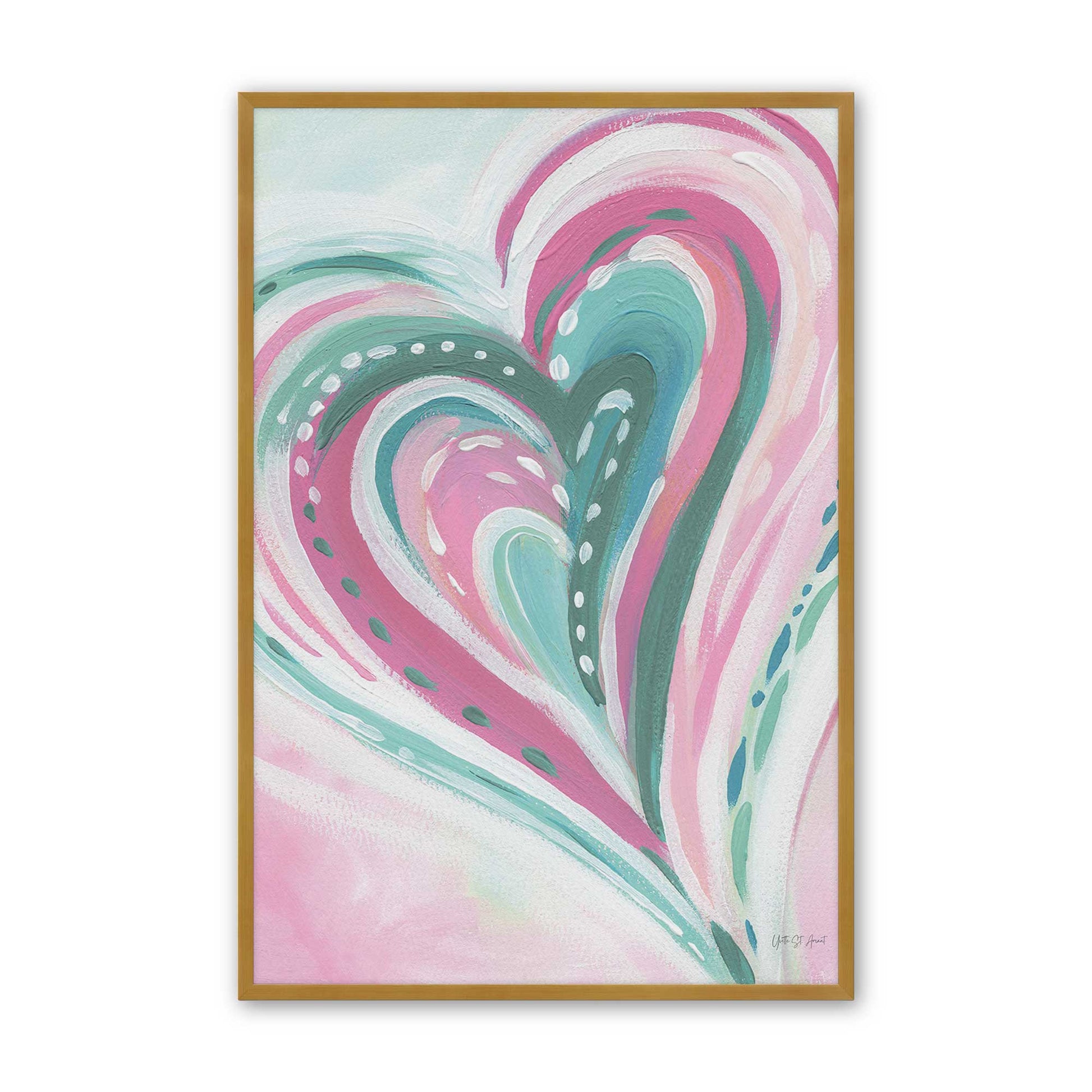 [Color:Polished Gold], Picture of art in a Polished Gold frame