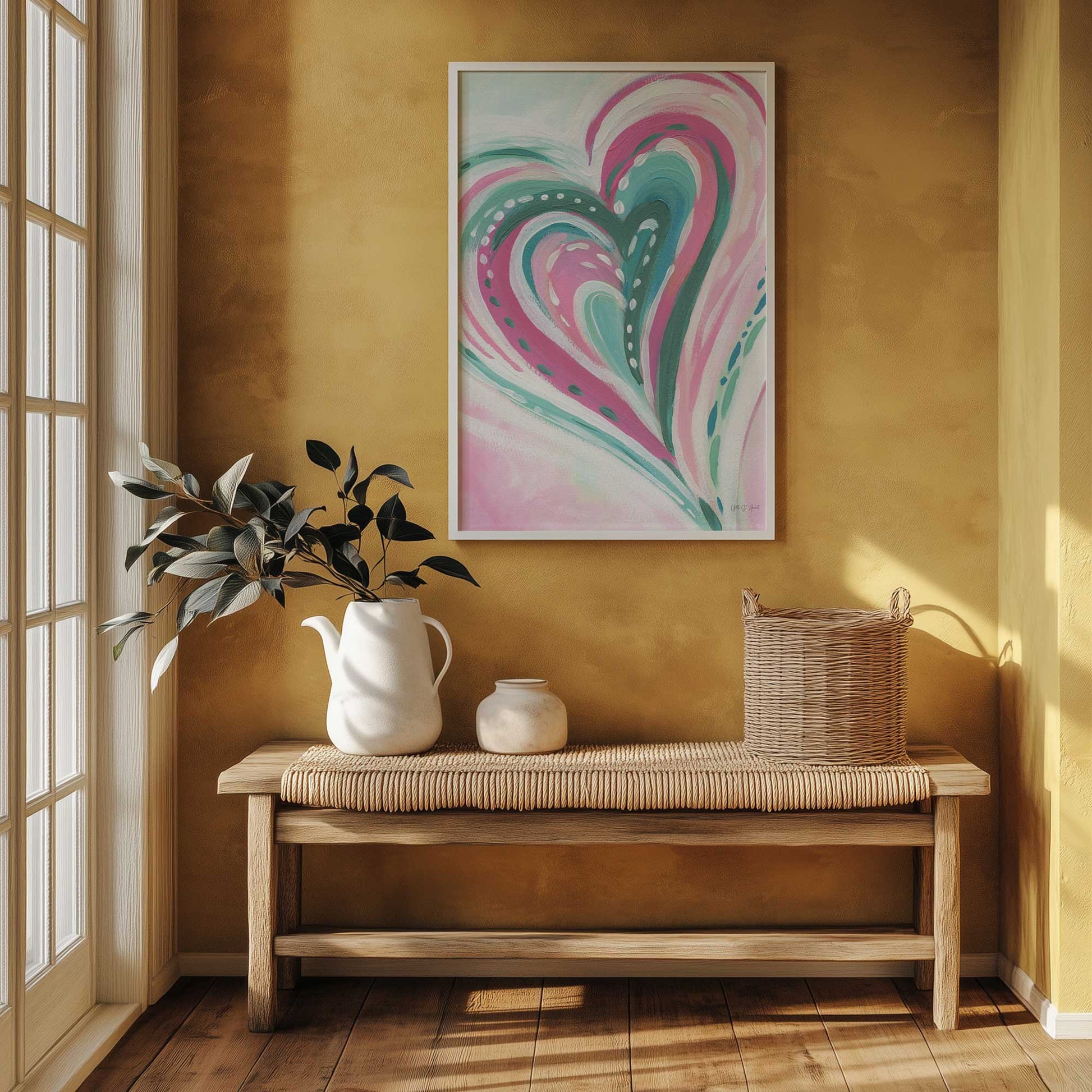 [SPECIAL],[LIFESTYLE], Picture of art hanging in a room