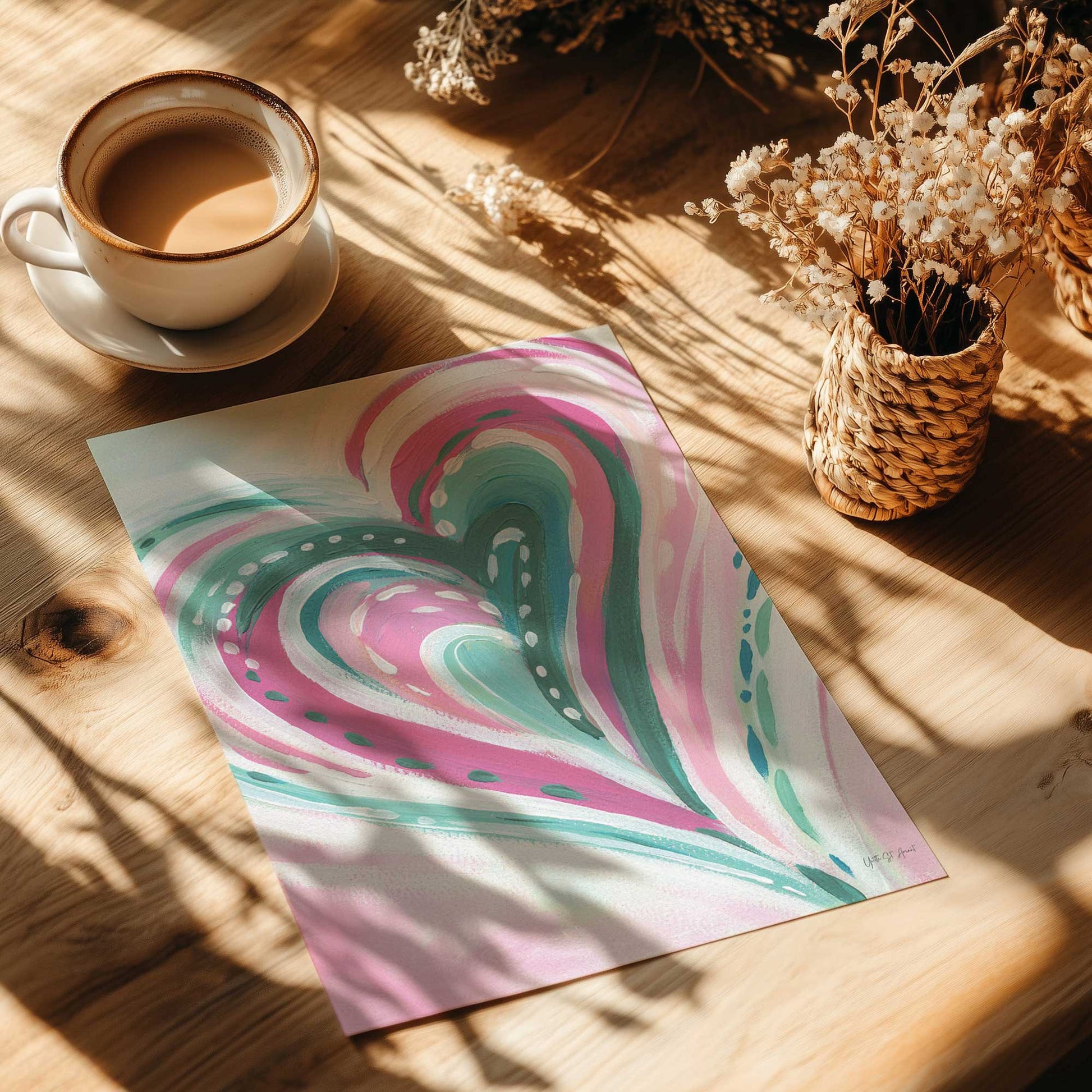 [Color:Rolled Print], Picture of close up of art