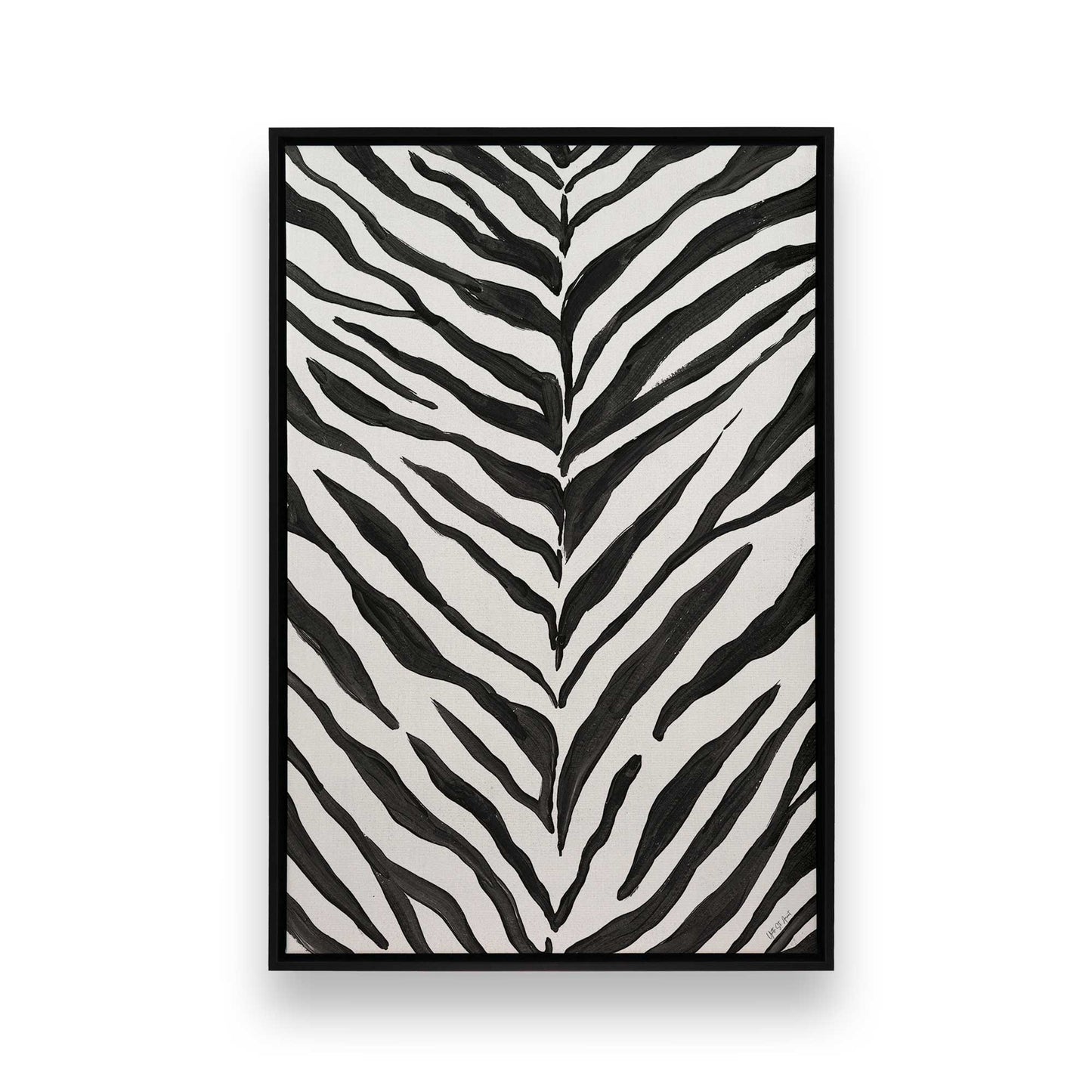 [Color:Satin Black], Picture of art in a Satin Black frame