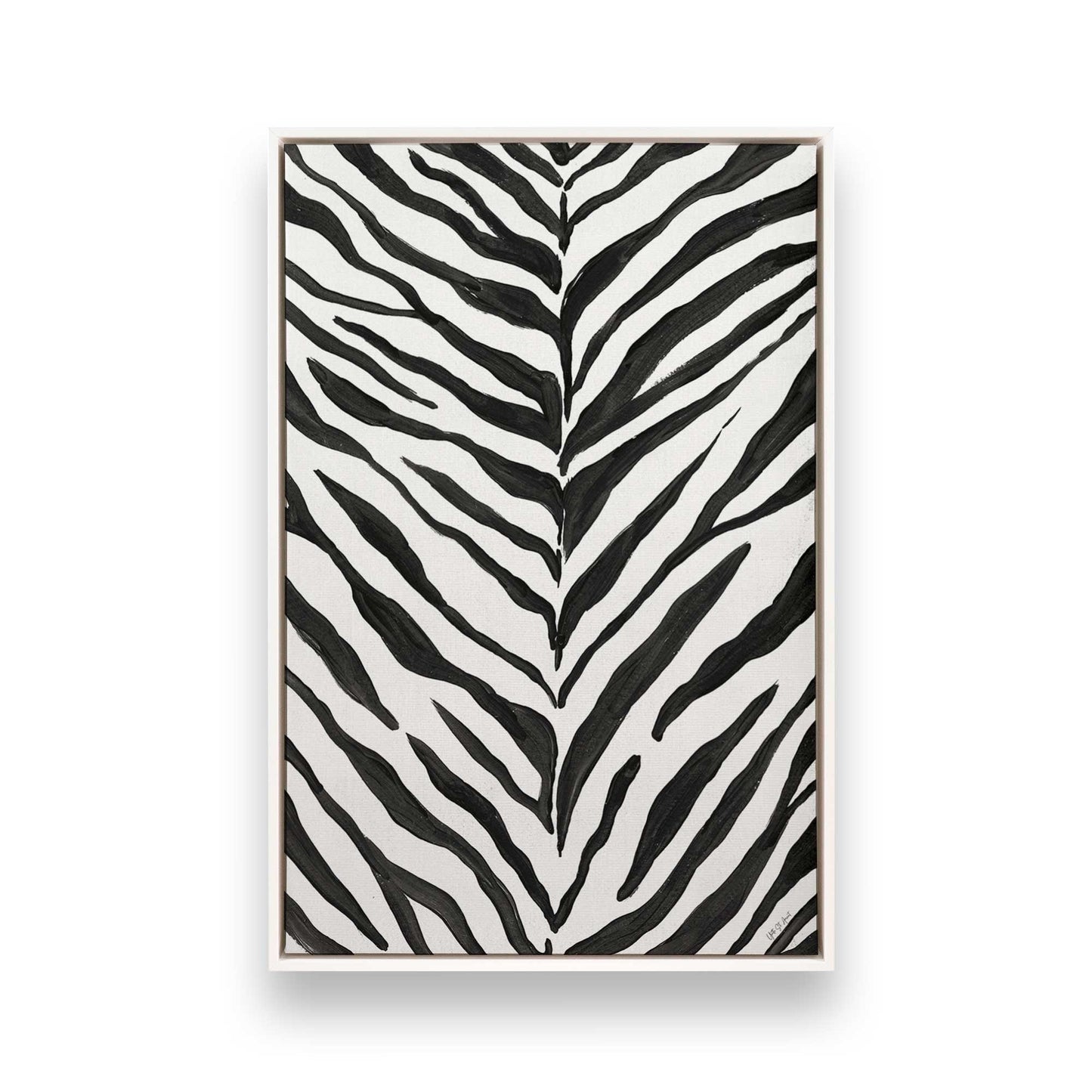 [Color:Opaque White], Picture of art in a White frame