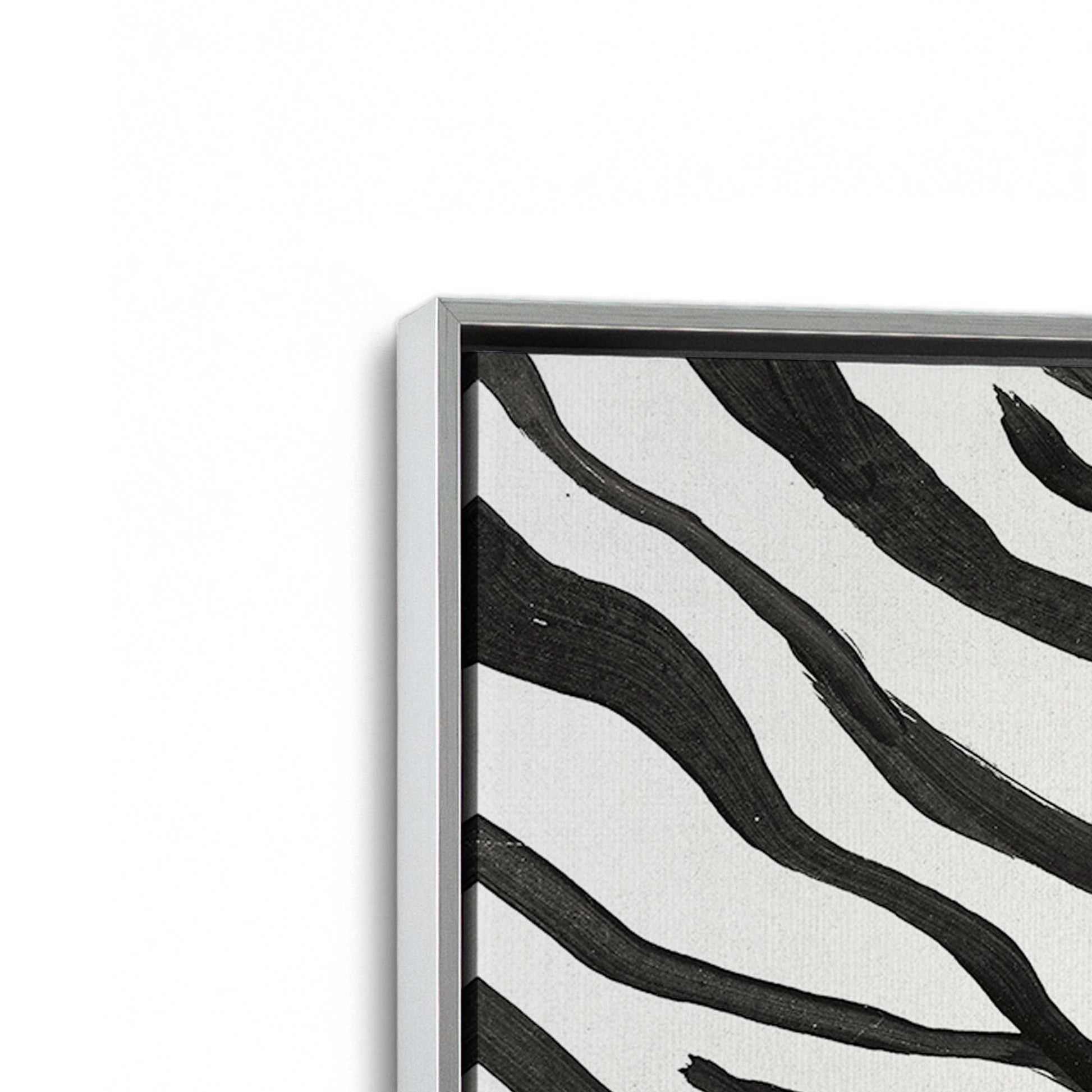 [Color:Polished Chrome], Picture of art in a Polished Chrome frame at an angle