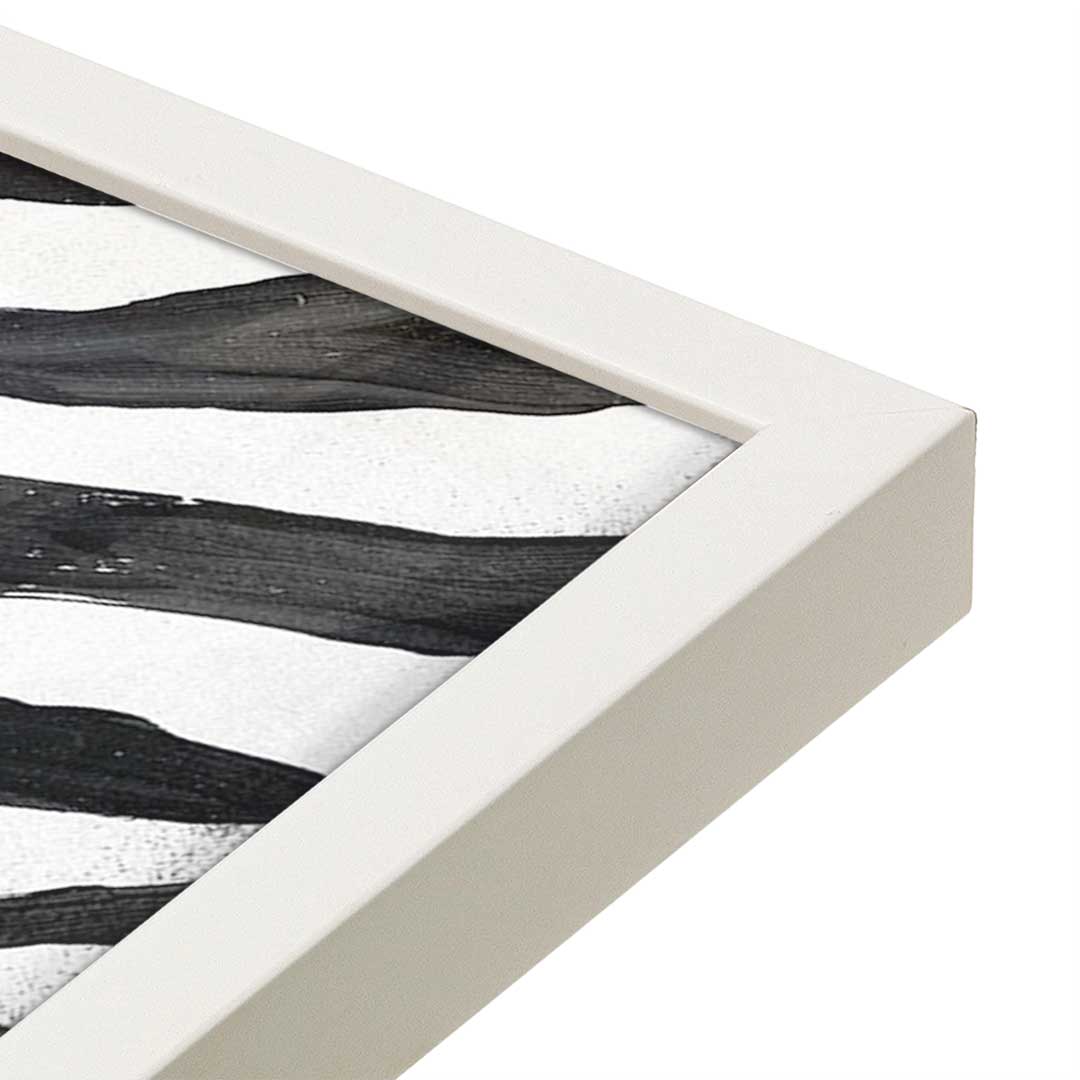 [Color:Opaque White], Picture of art in a Opaque White frame at an angle