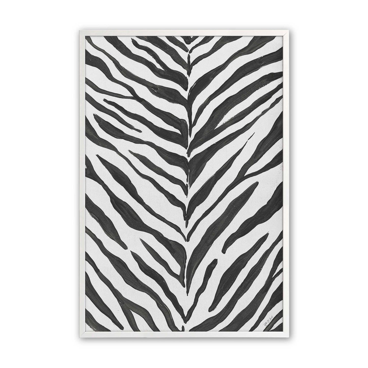 [Color:Opaque White], Picture of art in a Opaque White frame