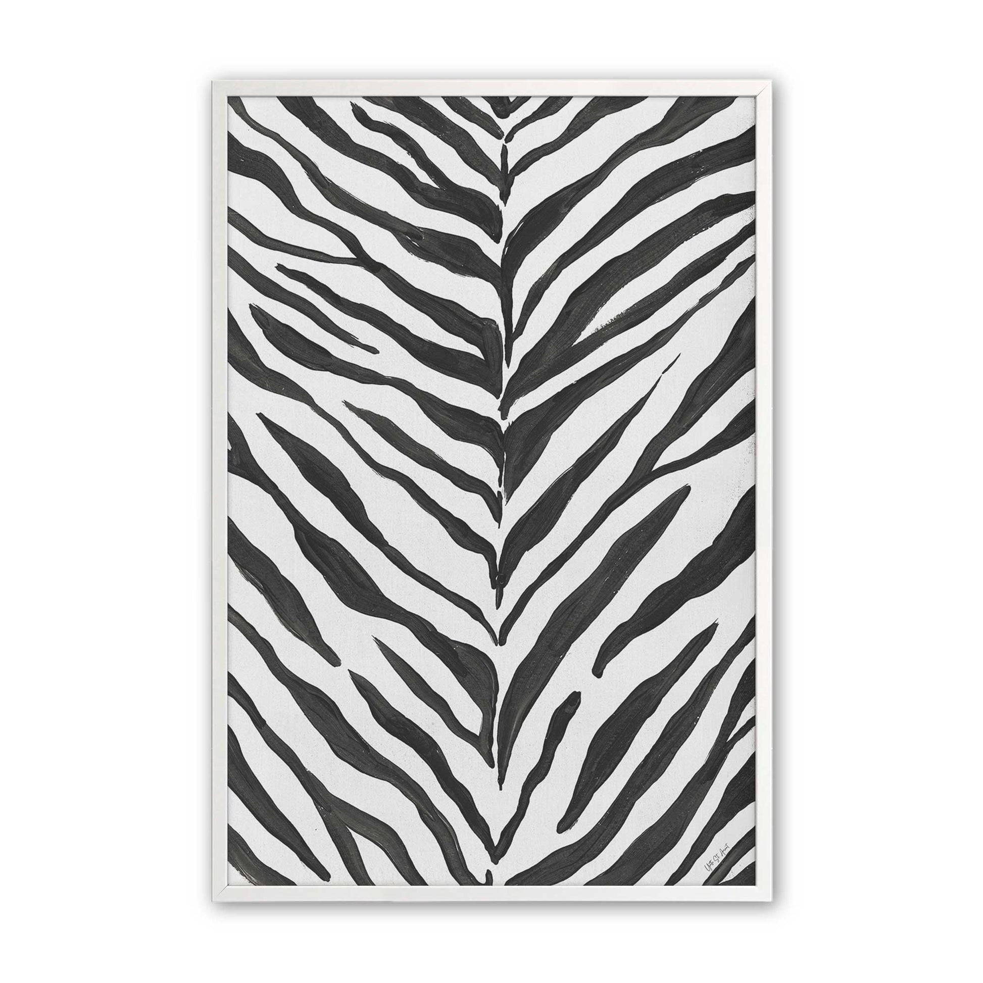 [Color:Opaque White], Picture of art in a Opaque White frame